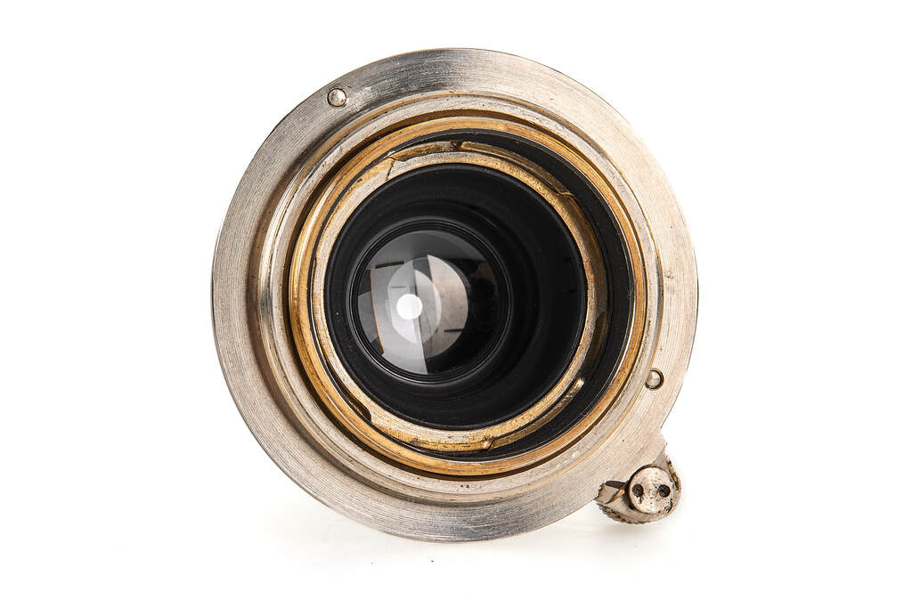Leica Elmar nickel 3,5/50mm "square release"