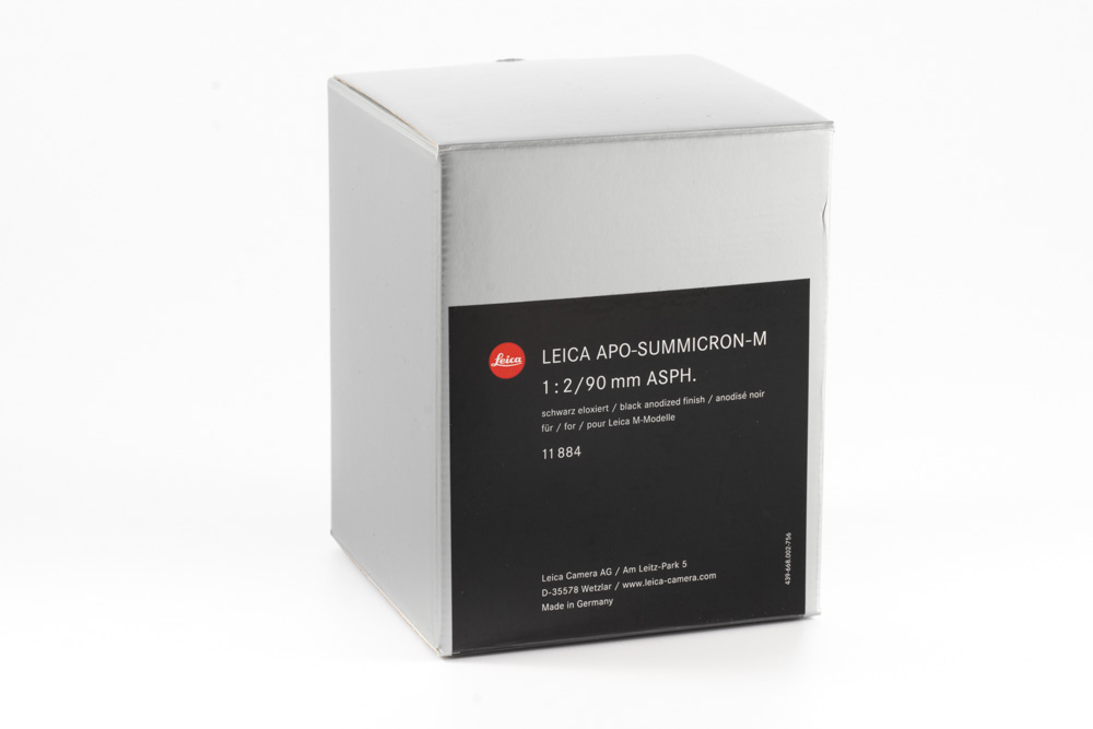 Leica APO-SUMMICRON-M 2/90 mm ASPH., schwarz