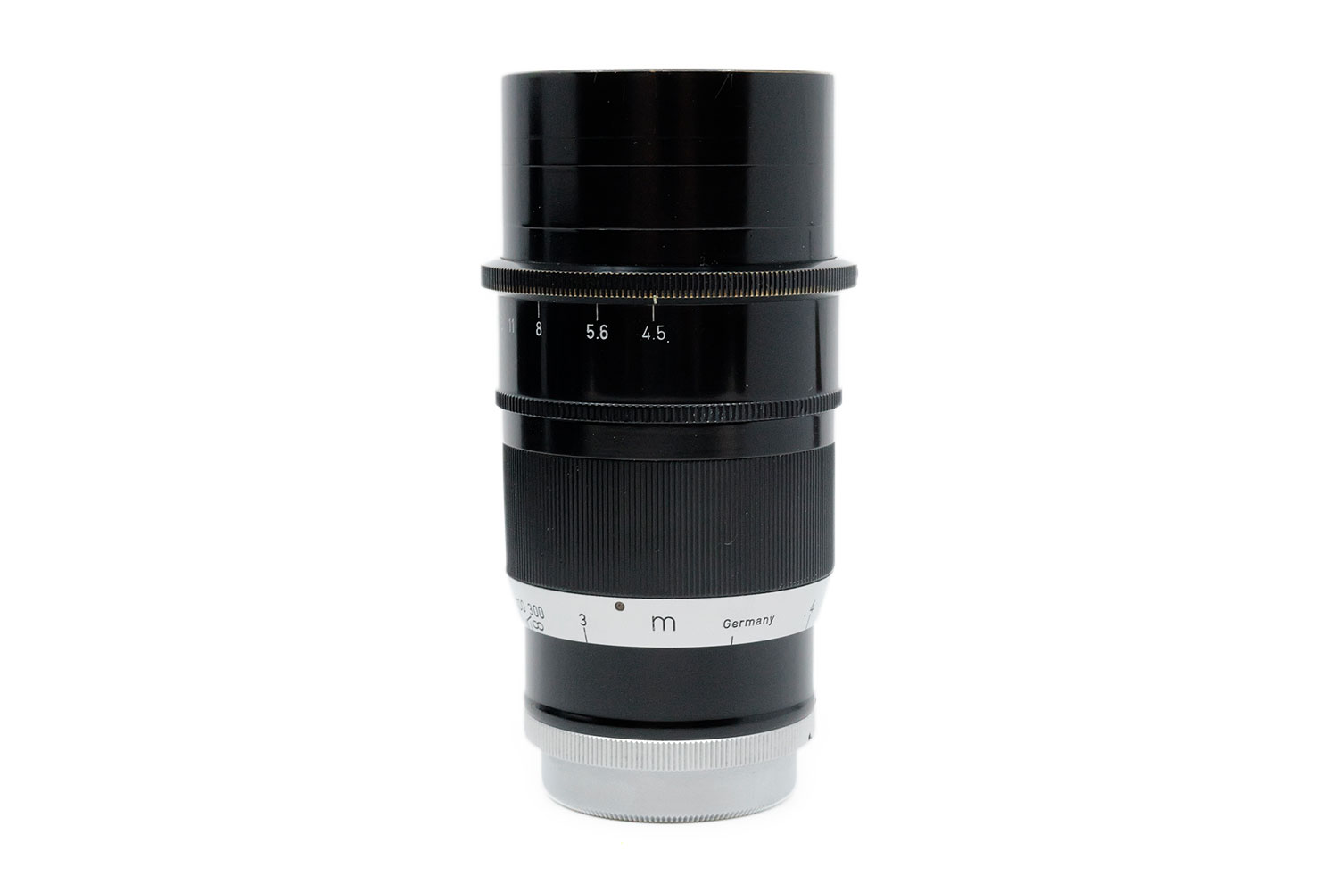 Leica TELYT-VISOFLEX 4.5/200mm black paint, screw-mount
