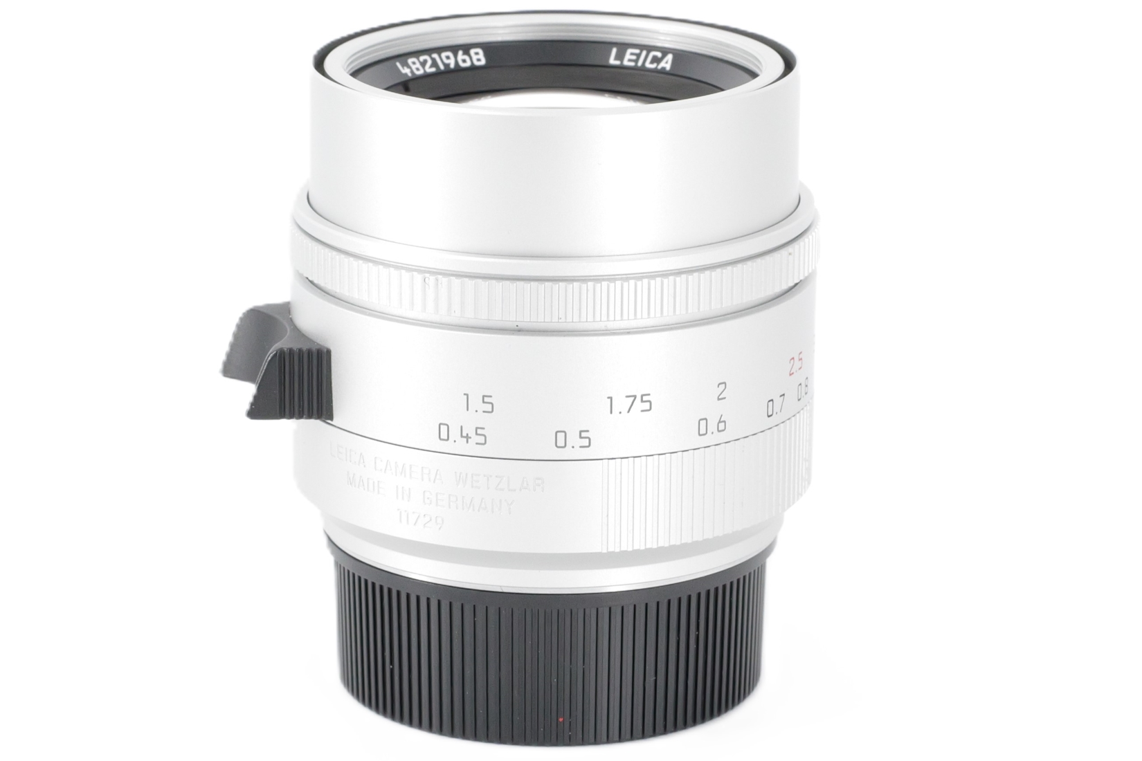 Summilux-M 1:1.4/50 ASPH., silbern eloxiert,11729