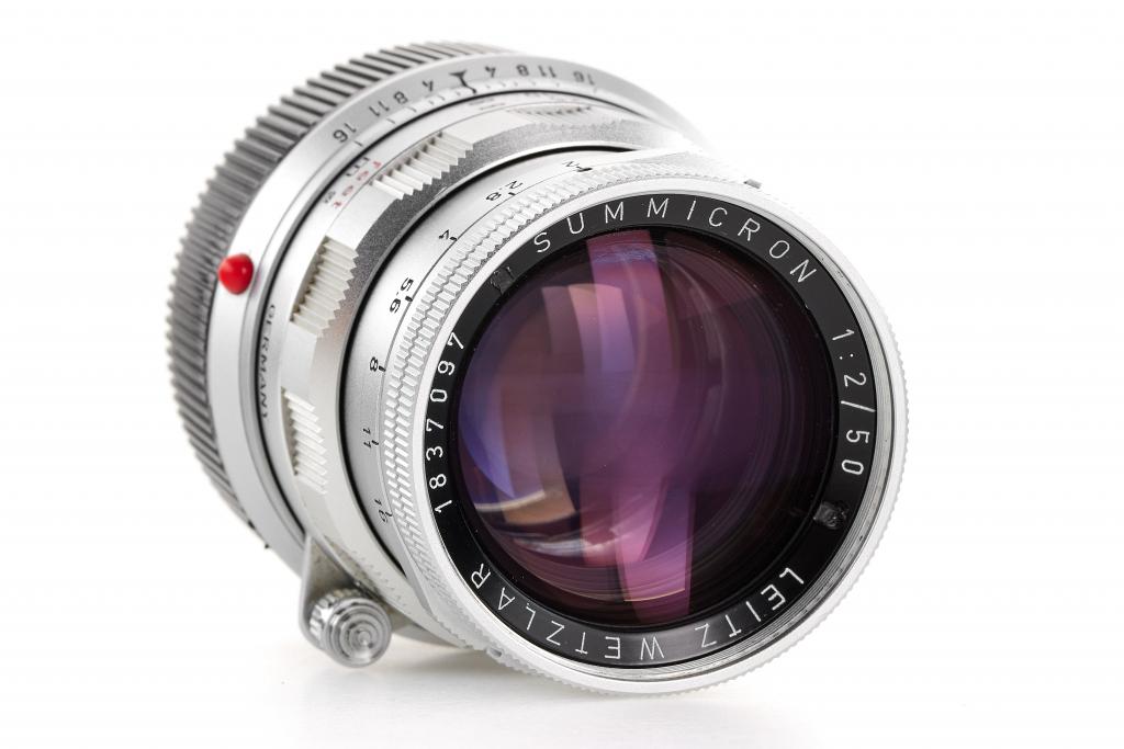 Leica Summicron Rigid 11818 2/50mm chrome
