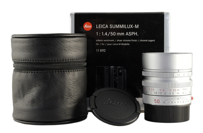 LEICA SUMMILUX-M 1:1,4/50 ASPH. silbern verchromt 11892