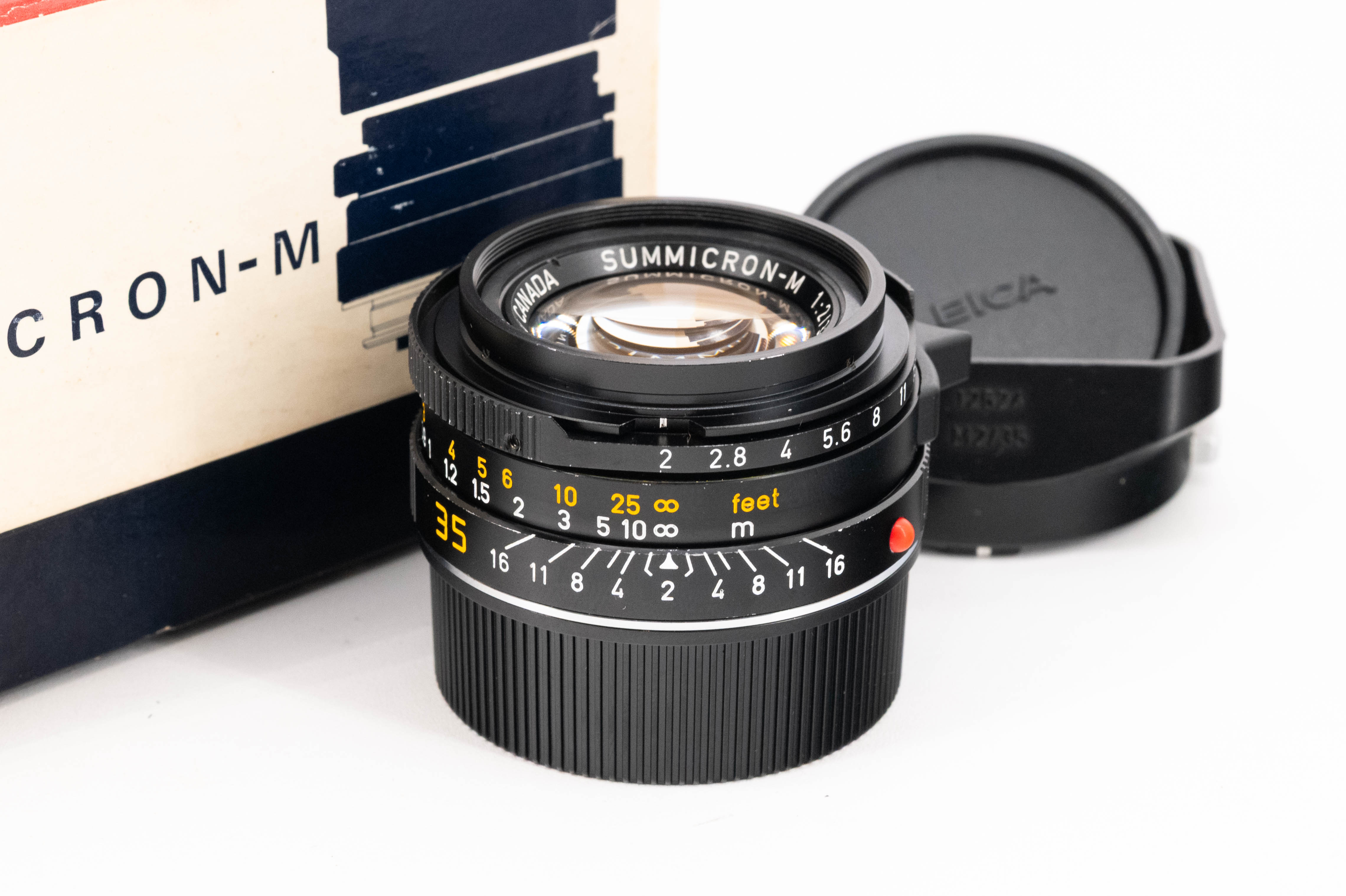 Leica Summicron-M 35mm f/2 V4 Schwarz 11310