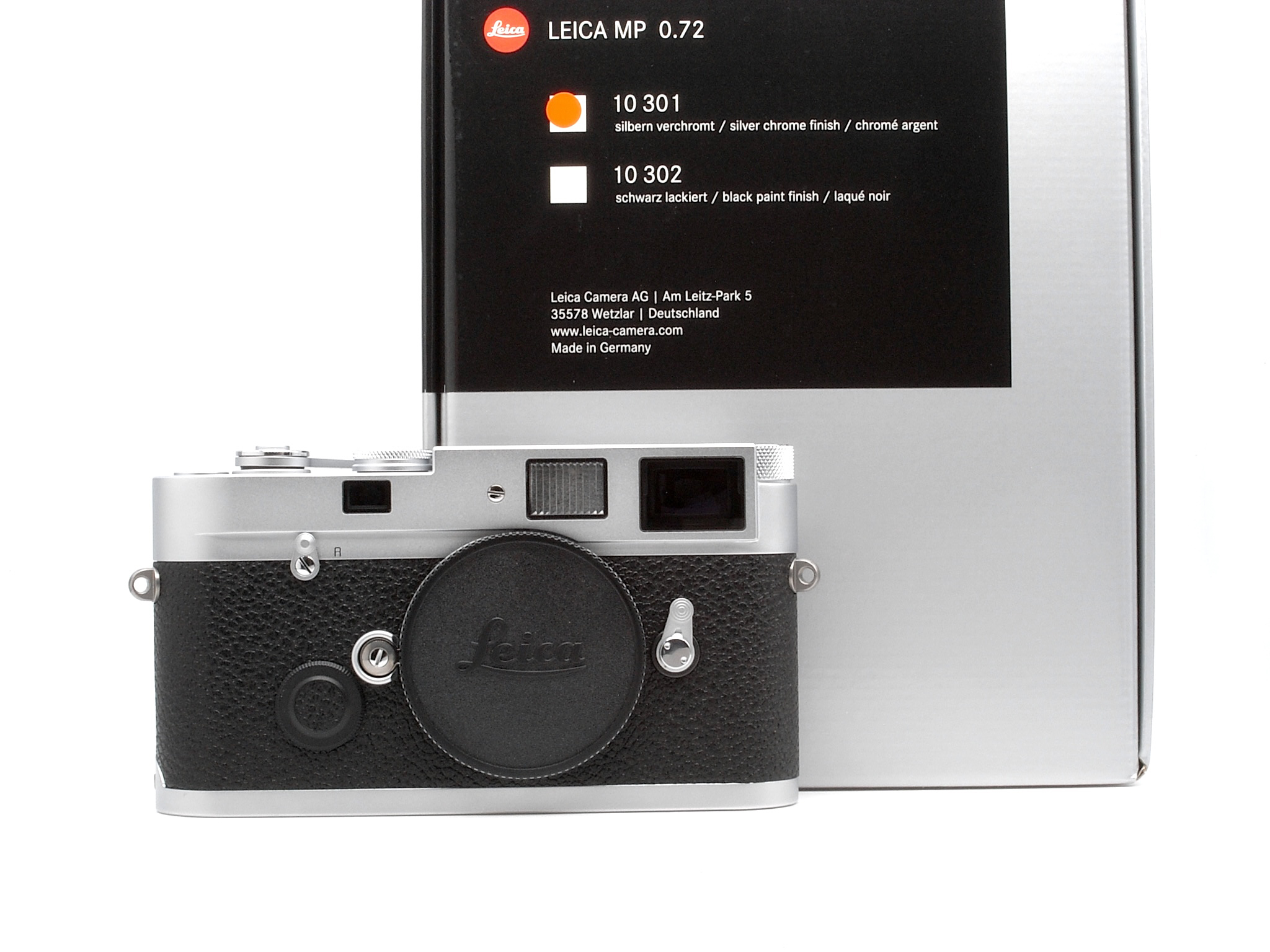 Leica MP 0.72 silver chrome-plated