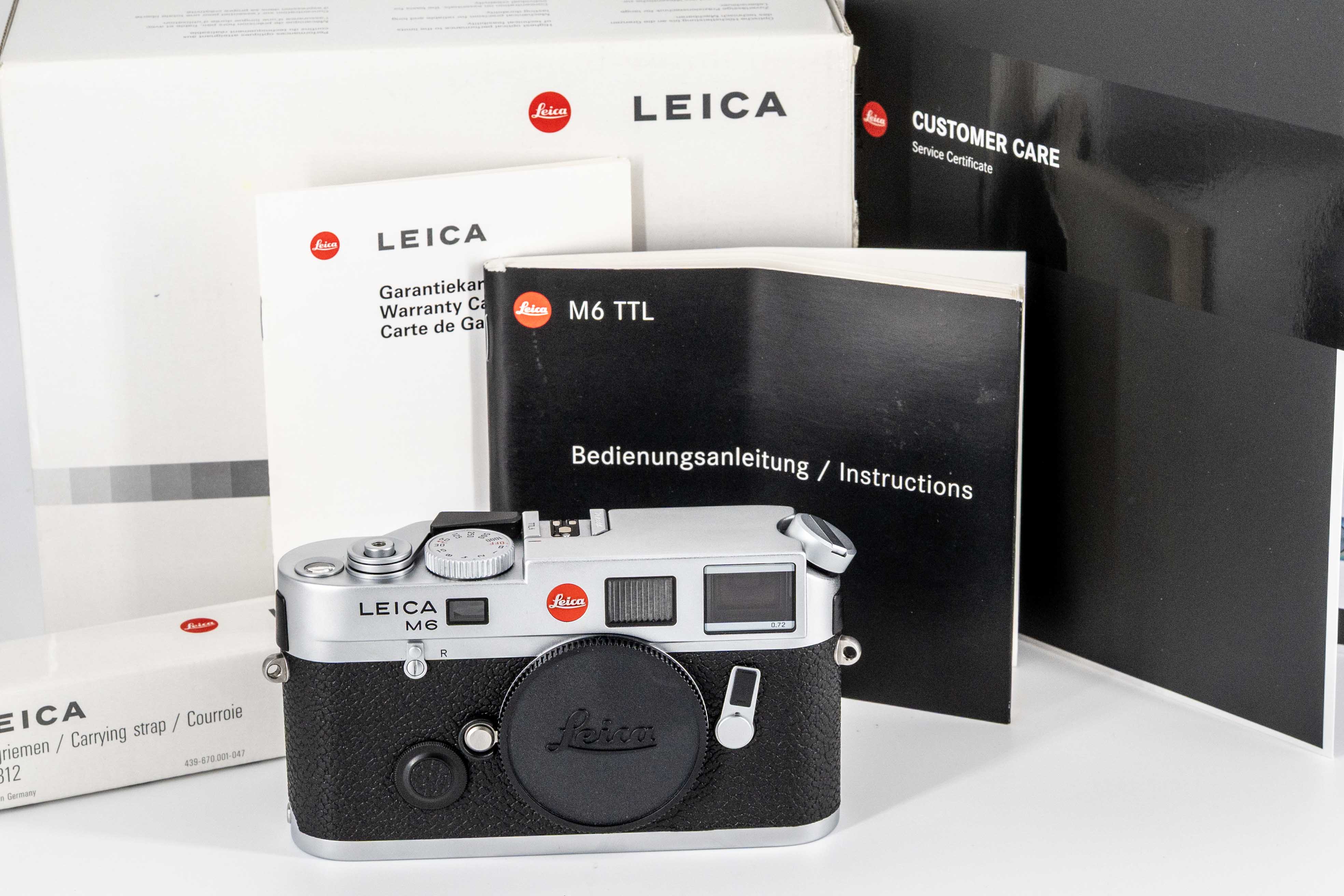 M6 TTL 0.72, silver chrome-plated