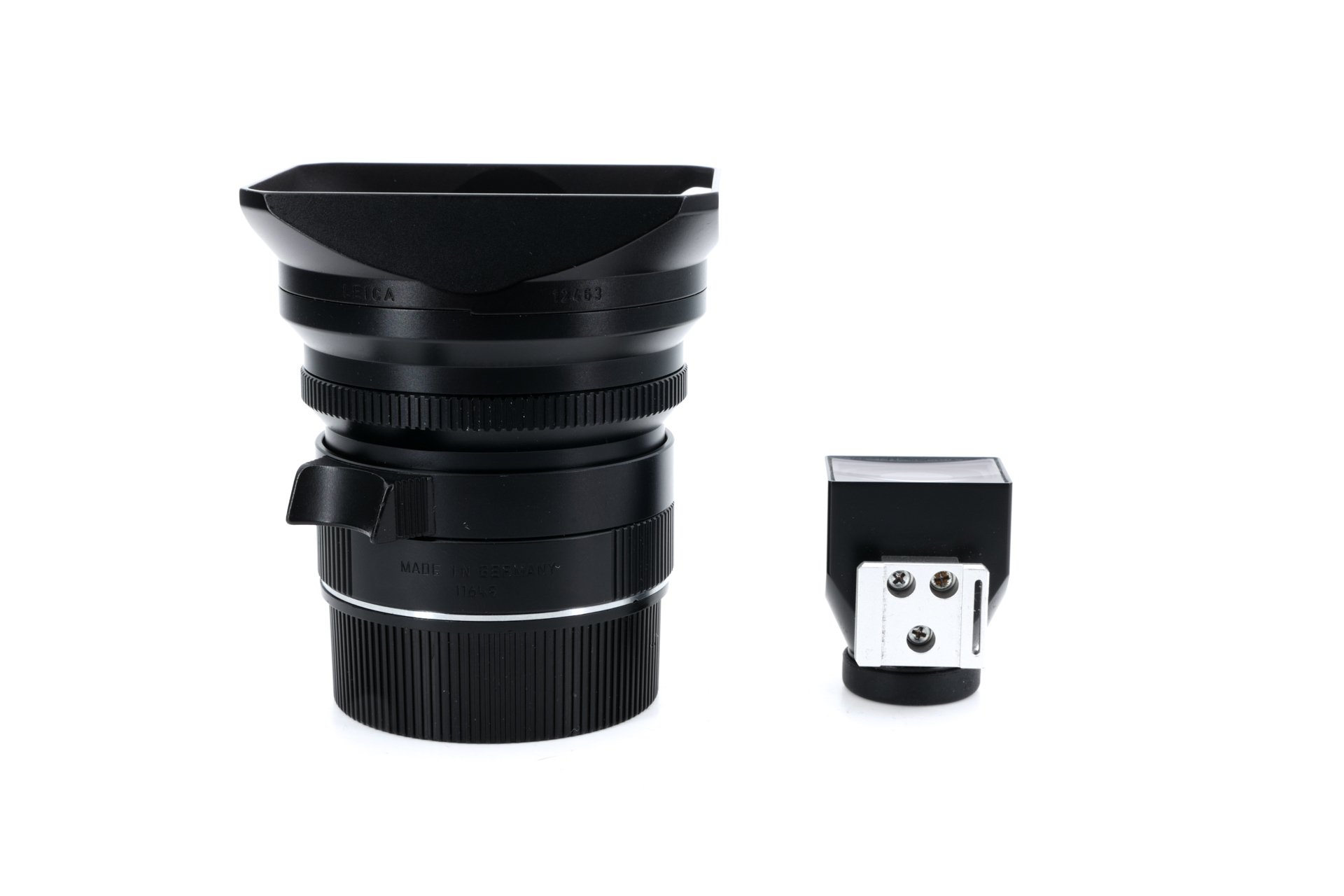 LEICA SUPER-ELMAR-M 3.8/18 ASPH. black anodised with viewfinder 18mm