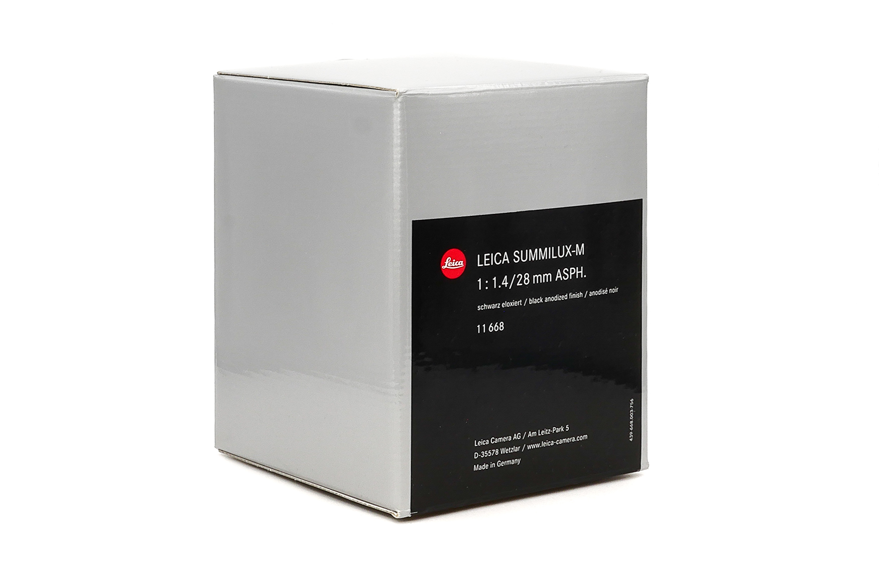 Leica Summilux-M 1,4/28 ASPH. schwarz eloxiert