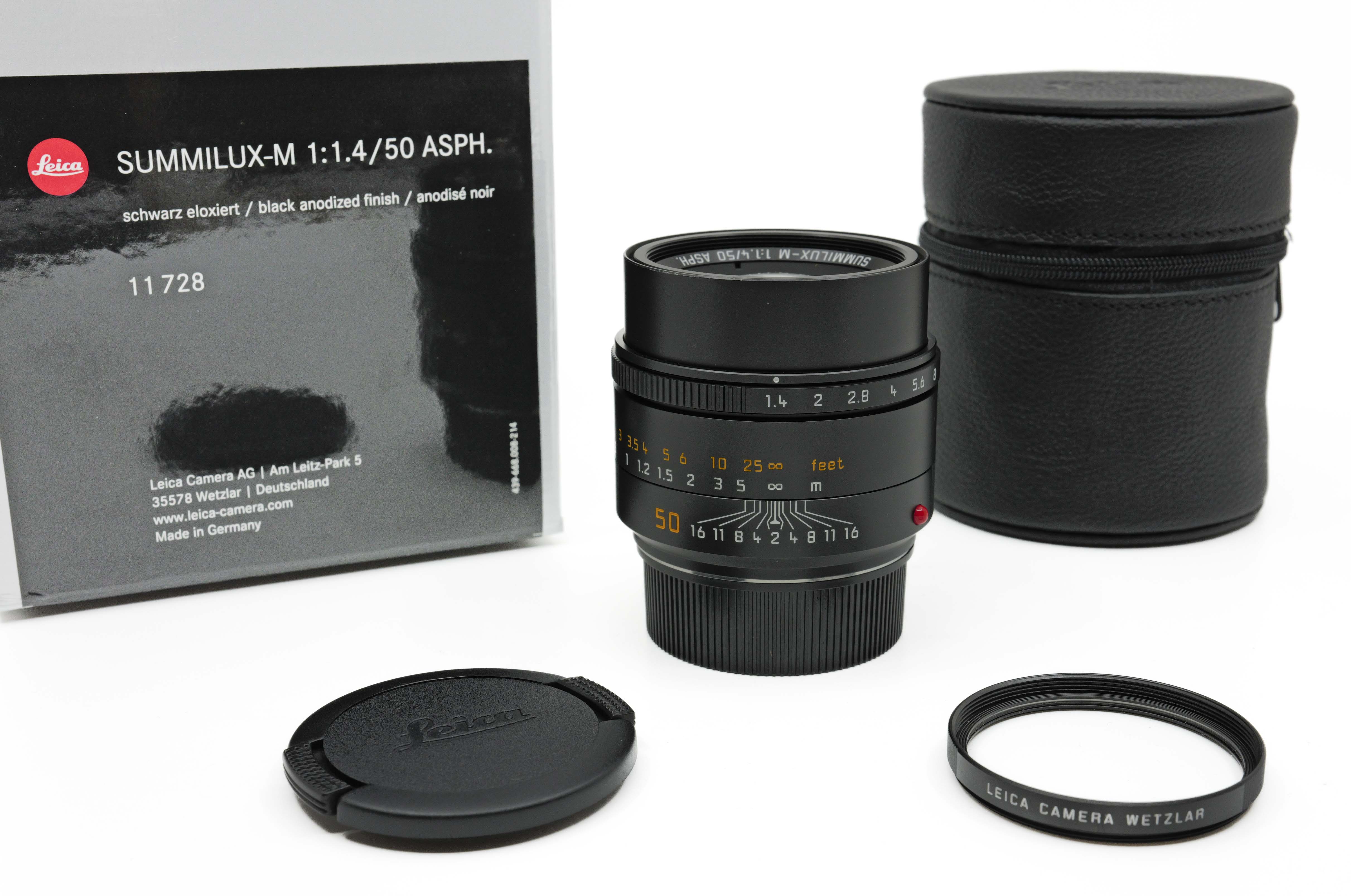 Leica SUMMILUX-M 1.4/50mm Asph, black (11728)