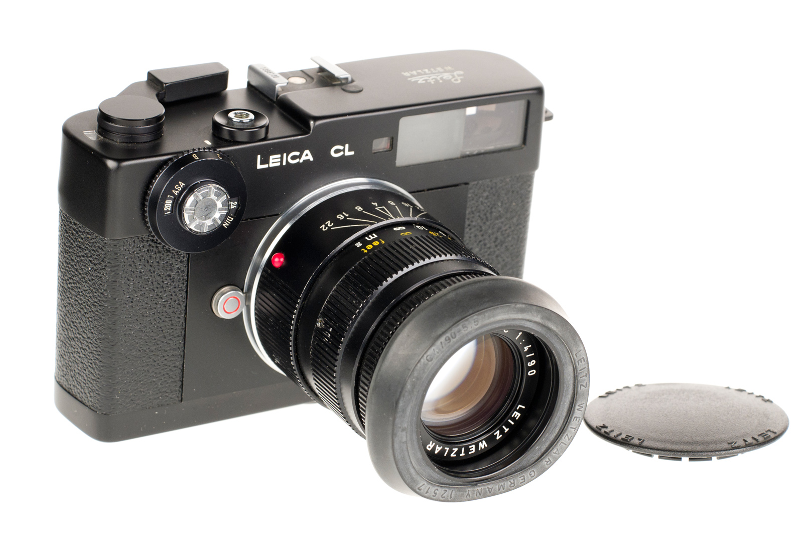 Leica CL + Elmar-C 1:4/90mm, schwarz 10700