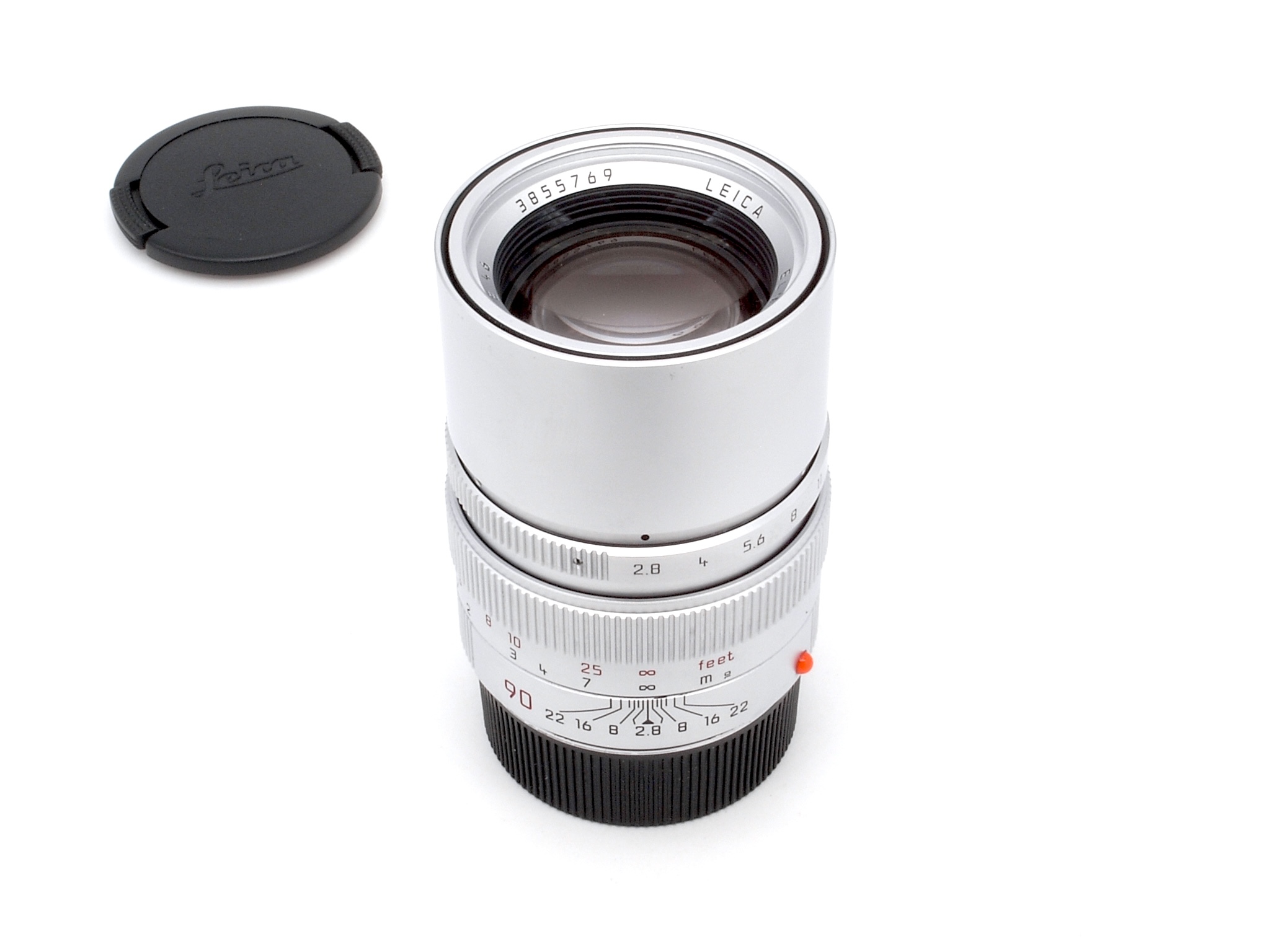 Leica Elmarit-M 2.8/90mm silver chrome