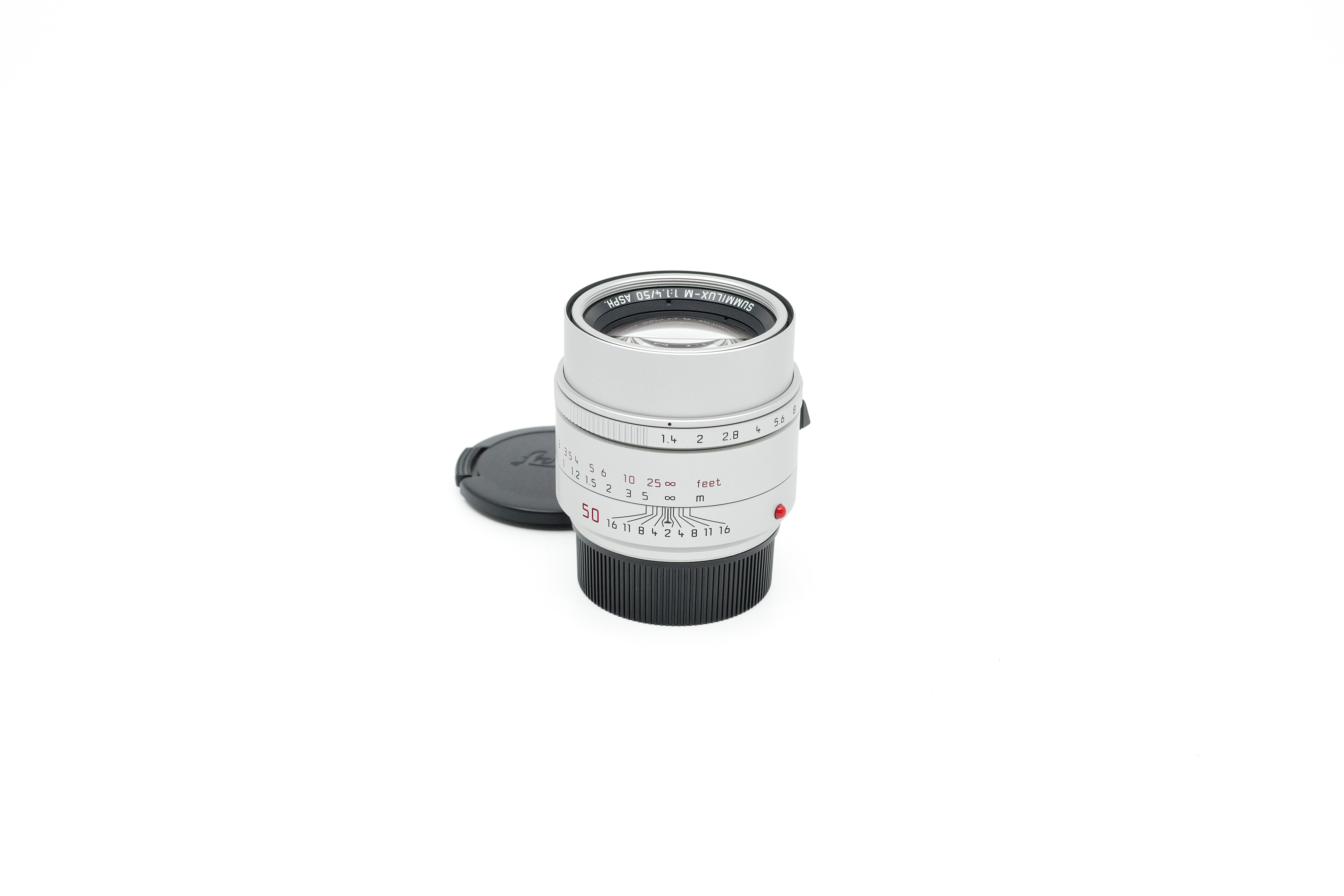 SUMMILUX-M 1:1.4/50 ASPH., silver.