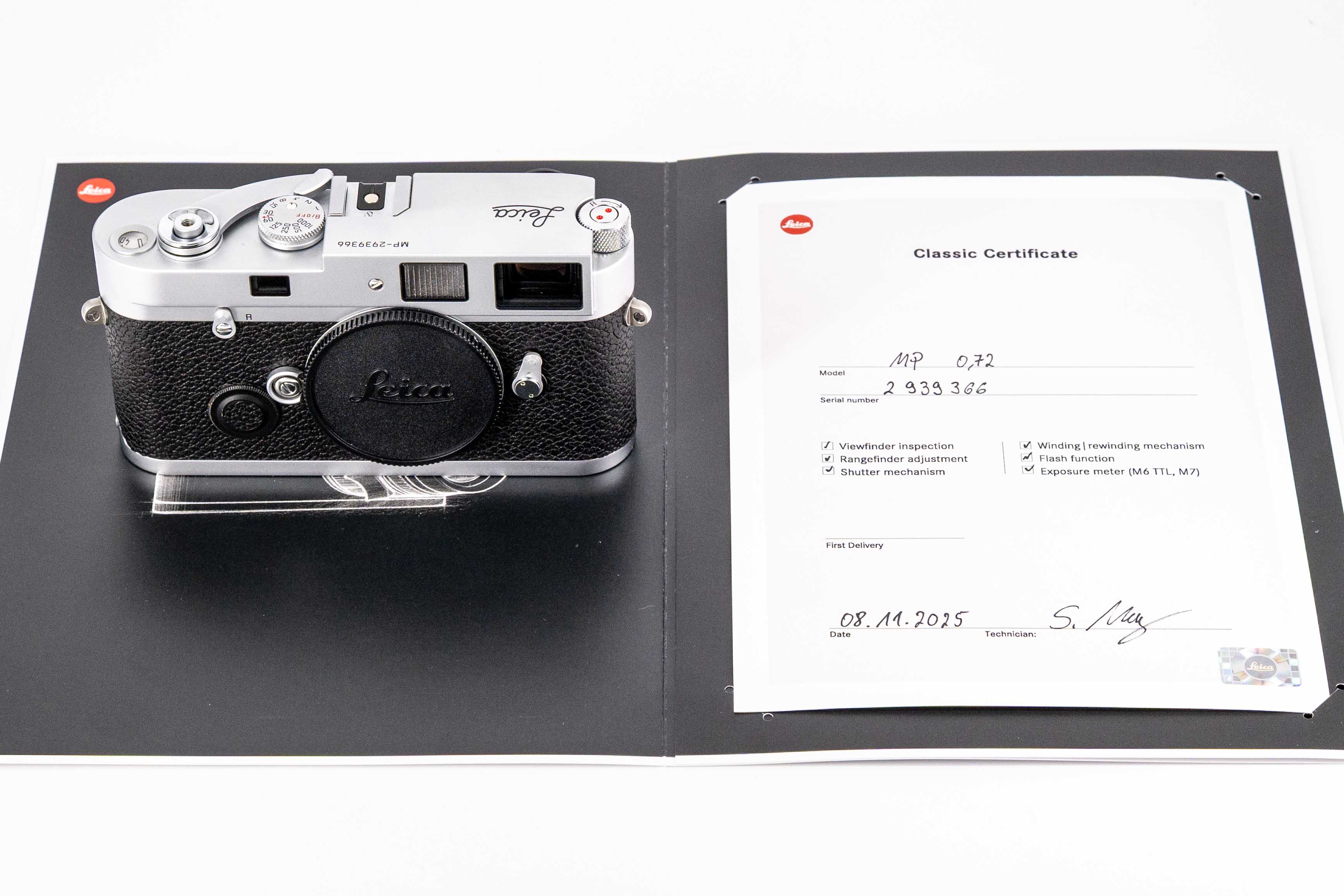 MP 0.72 silver chrome-plated