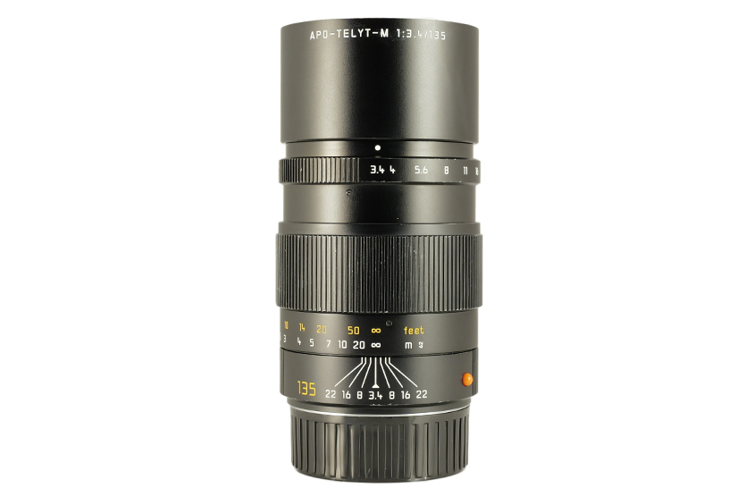 LEICA APO-TELYT-M 1:3.4/135, black anodized 11889