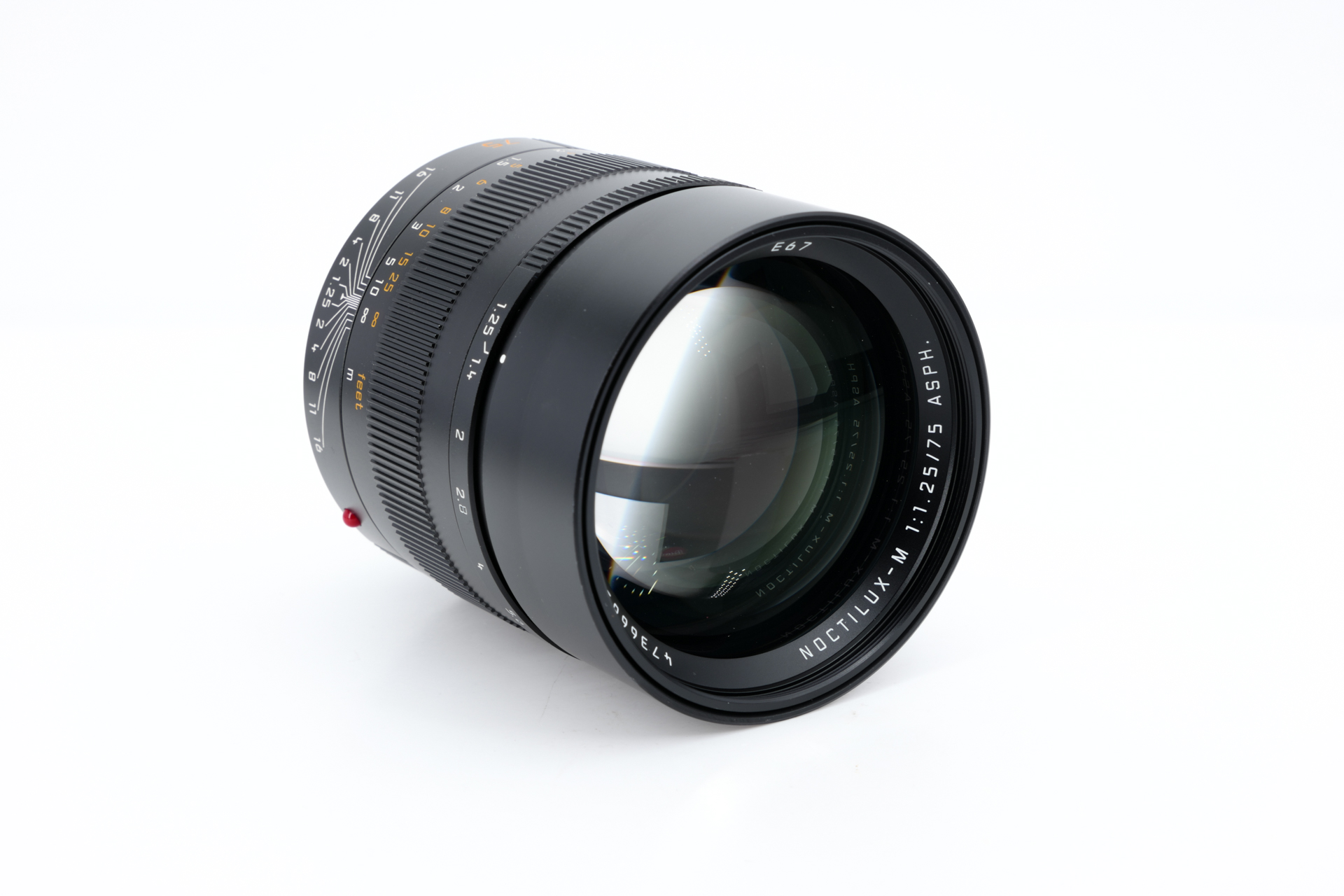 LEICA Noctilux-M 1.25/75mm ASPH. black anodised