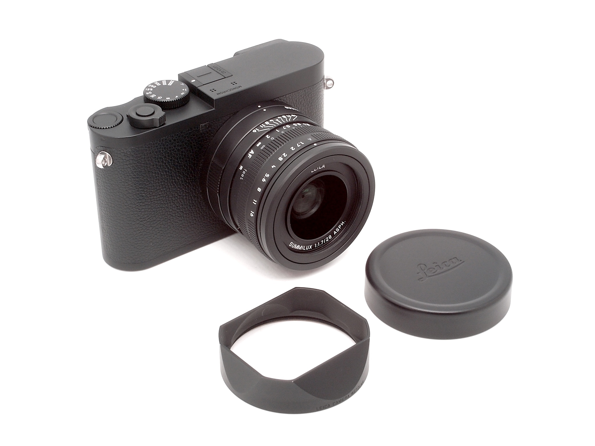 Leica Q2 Monochrom schwarz, Vers. EU/US/JP
