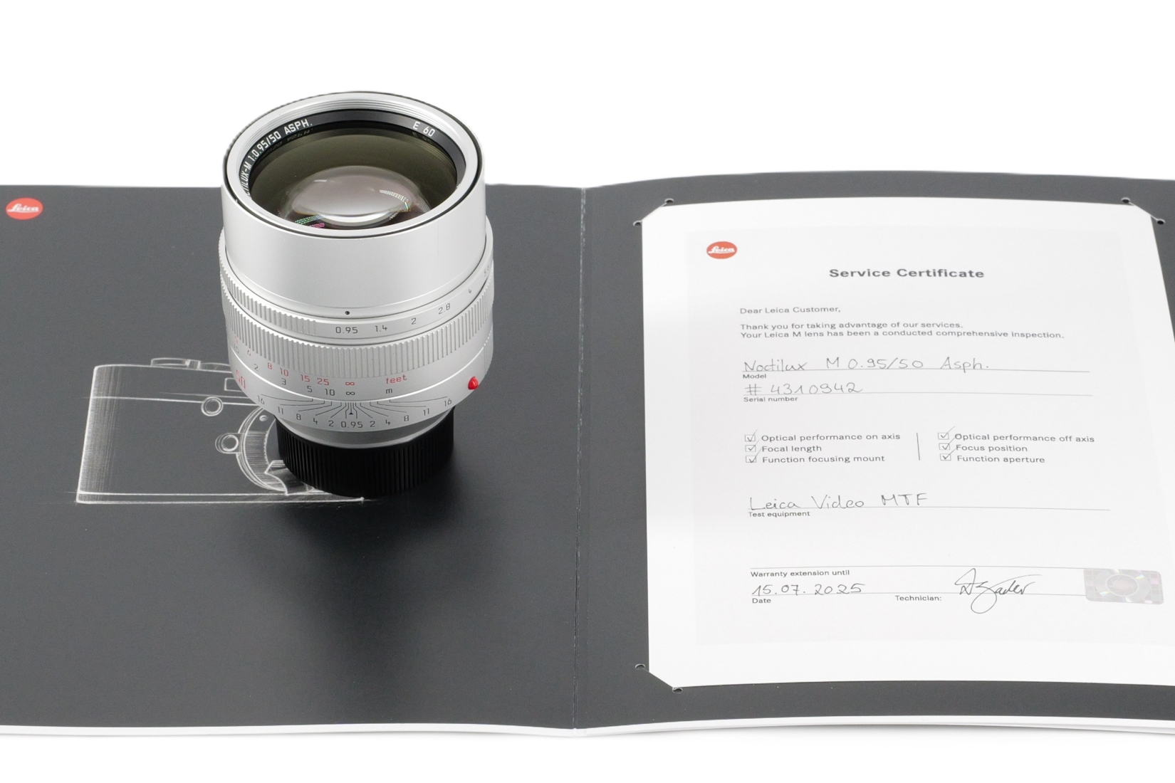 Noctilux-M 1:0.95/50 ASPH.,,silbern eloxiert, 11667