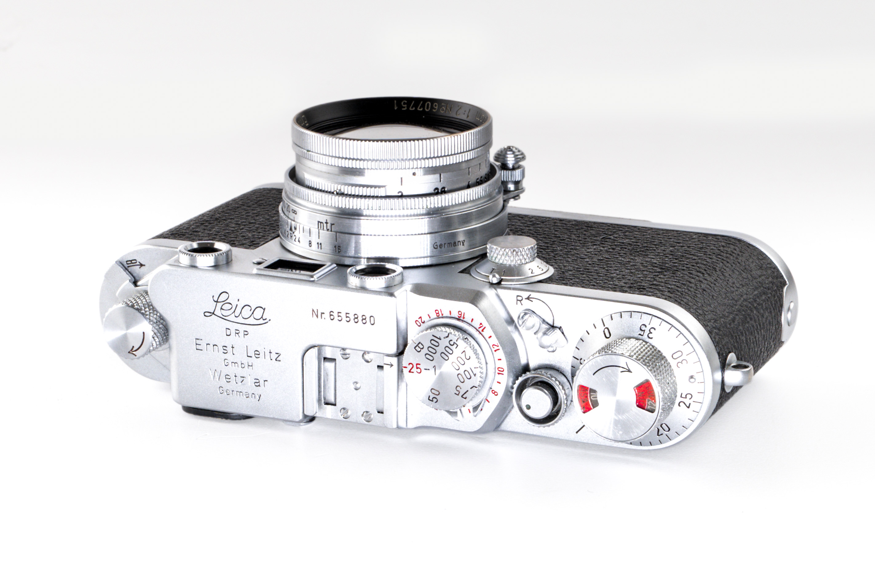 Leica IIIf Red Scale with Summitar 5cm F/2