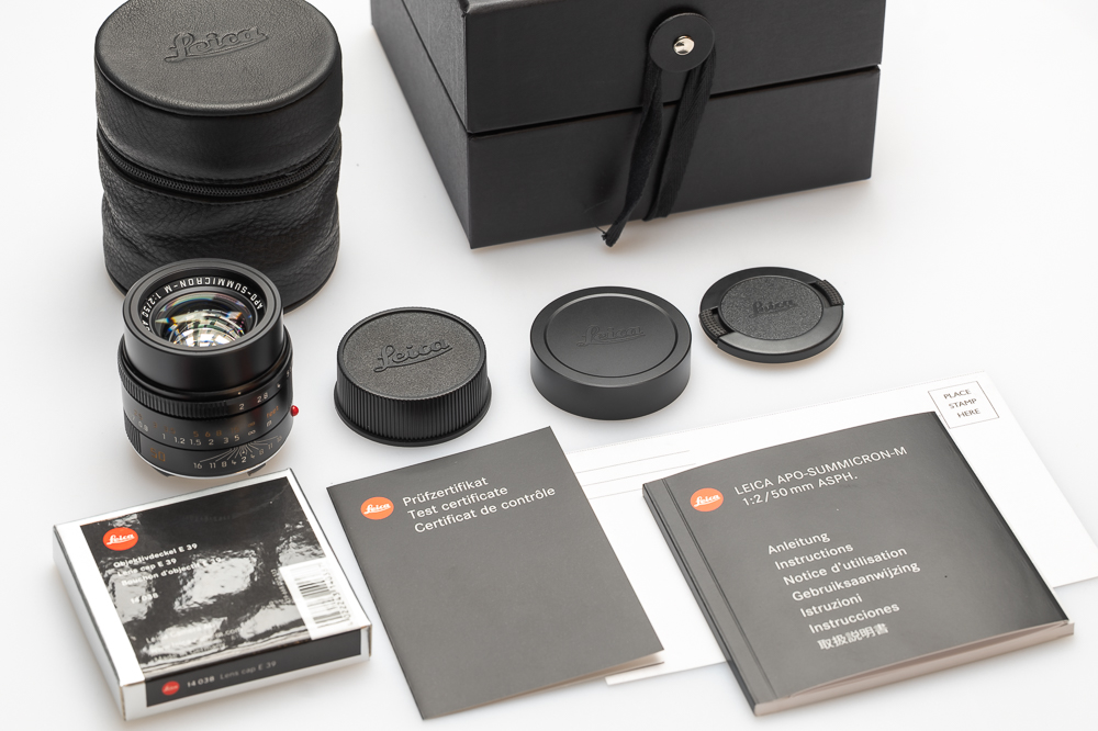 Leica 50mm APO-Summicron-M f/2 ASPH., Black Leica 50mm APO-Summicron-M f/2 ASPH., Black