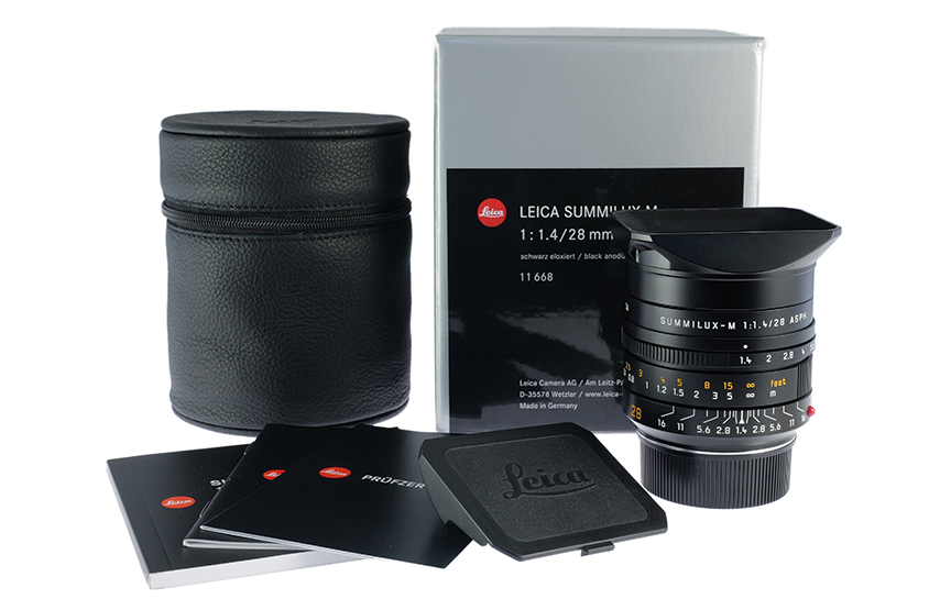 Leica Summilux-M 1.4/28 ASPH. schwarz elox.