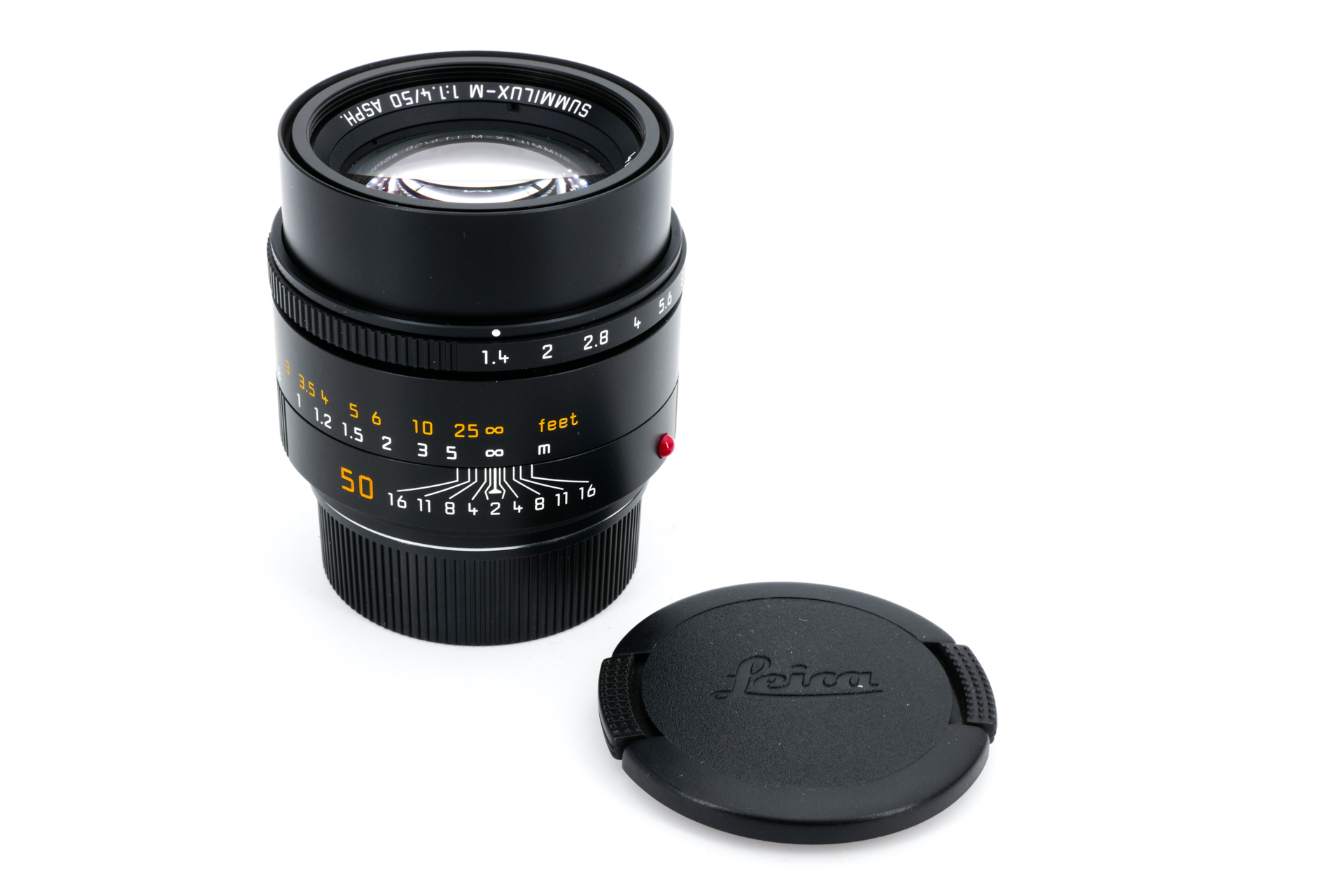 LEICA SUMMILUX-M 1:1.4/50 ASPH. black anodised