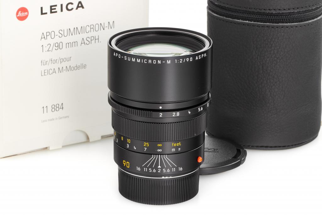 Leica Apo-Summicron-M 11884 2/90mm ASPH. black