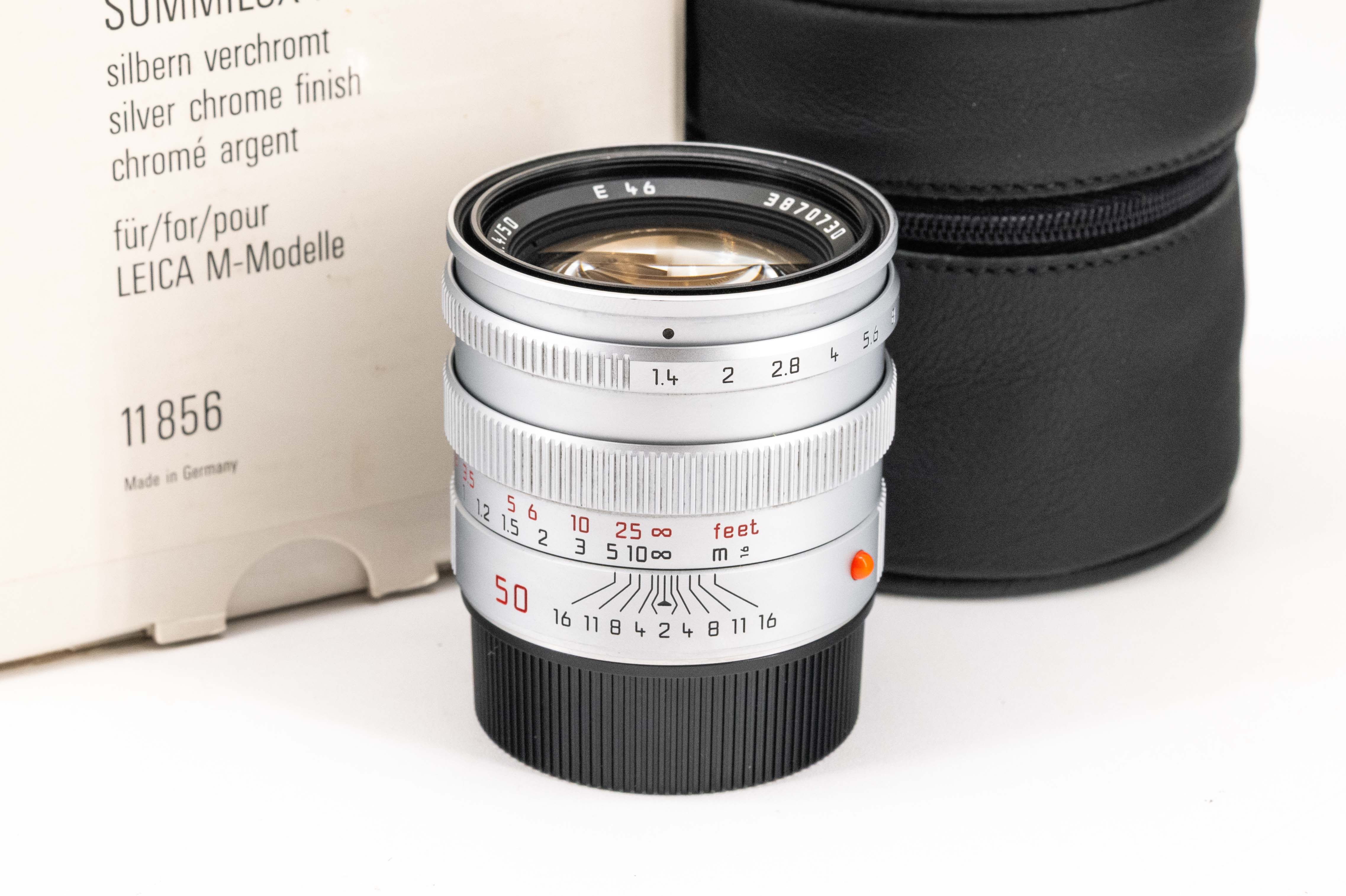 Leica Summilux-M 50 mm f/1,4 Pre-ASPH Argento Cromo 11856