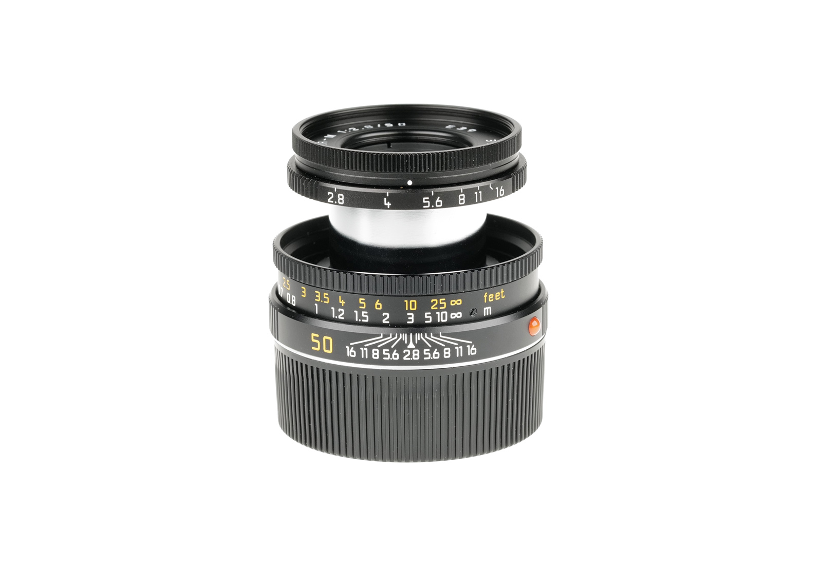 Leica ELMAR-M 2.8/50mm, schwarz,versenkbar 11831