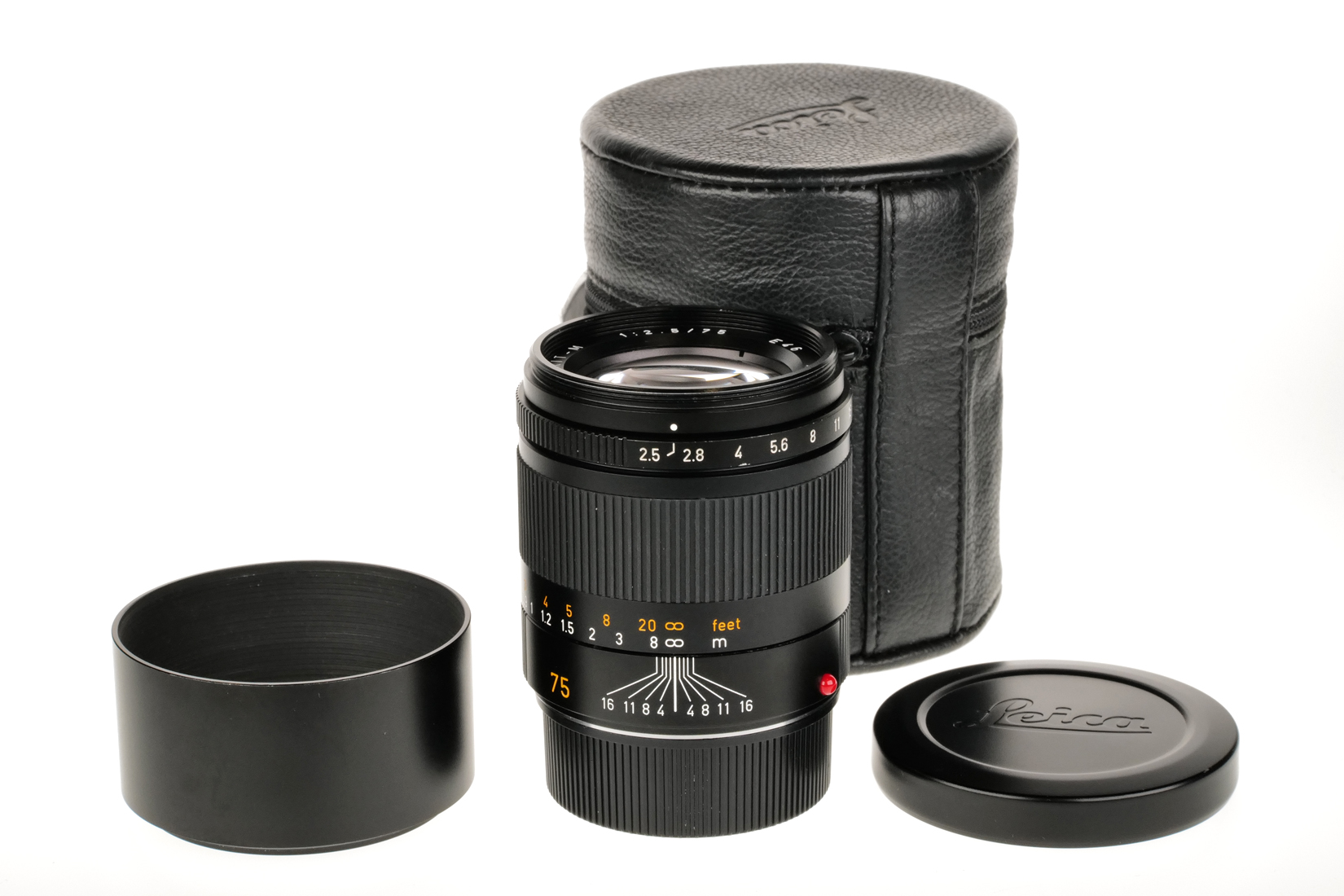 Leica Summarit 1:2,5/75mm, black, 11645