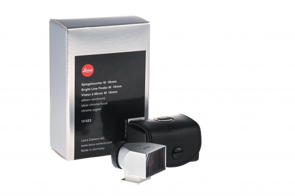 Leica 18mm Finder chrome 12023 - in like new condition with full guarantee