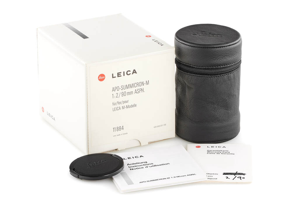 Leica Apo-Summicron-M 11884 2/90mm ASPH. black 6-bit