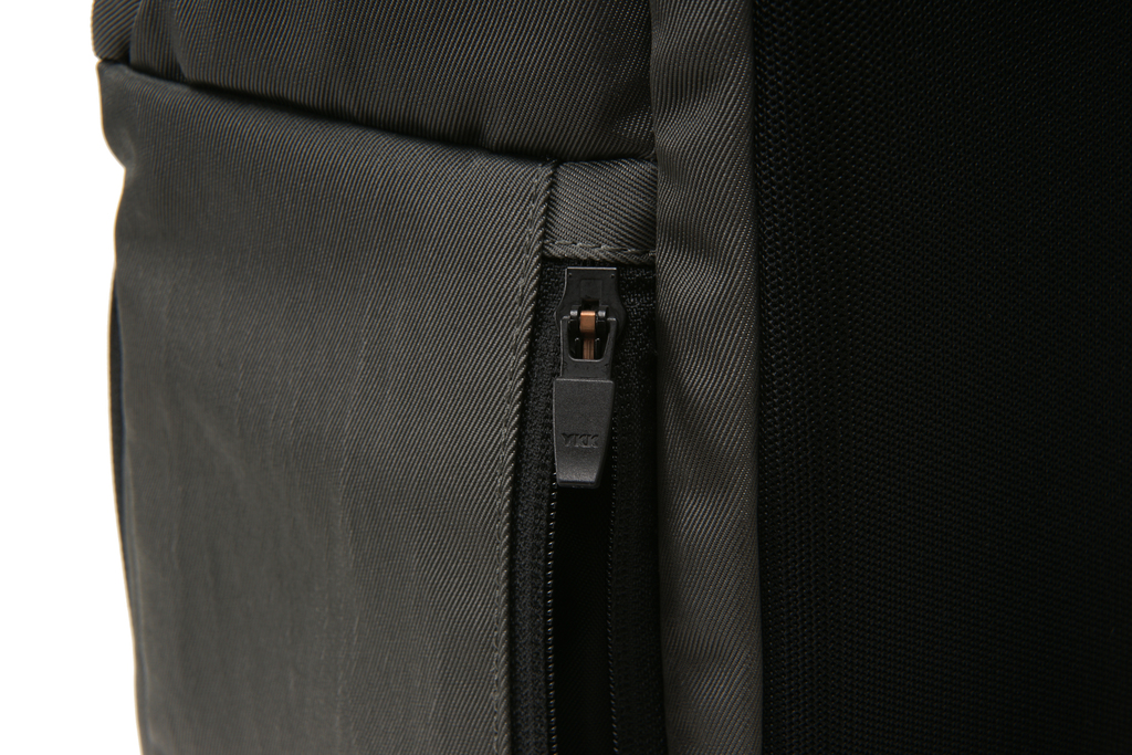 Artisan&Artist PVC leather/Nylon backpack ACAM BS0001 BKGY