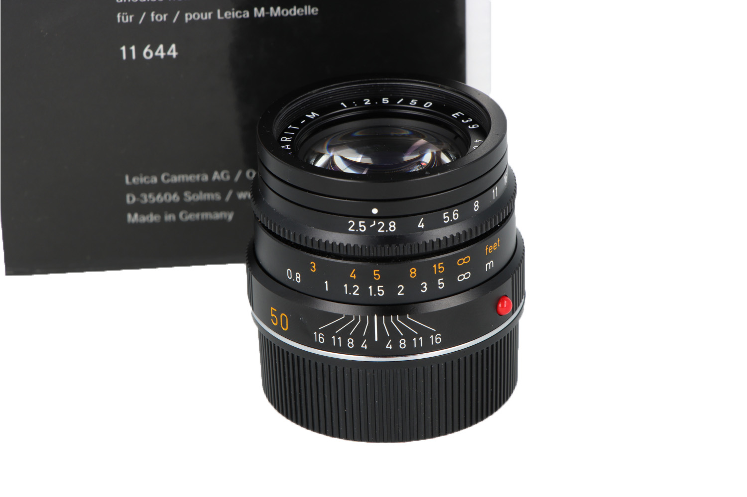 Summarit-M 2,5/50 mm, nero (11644)