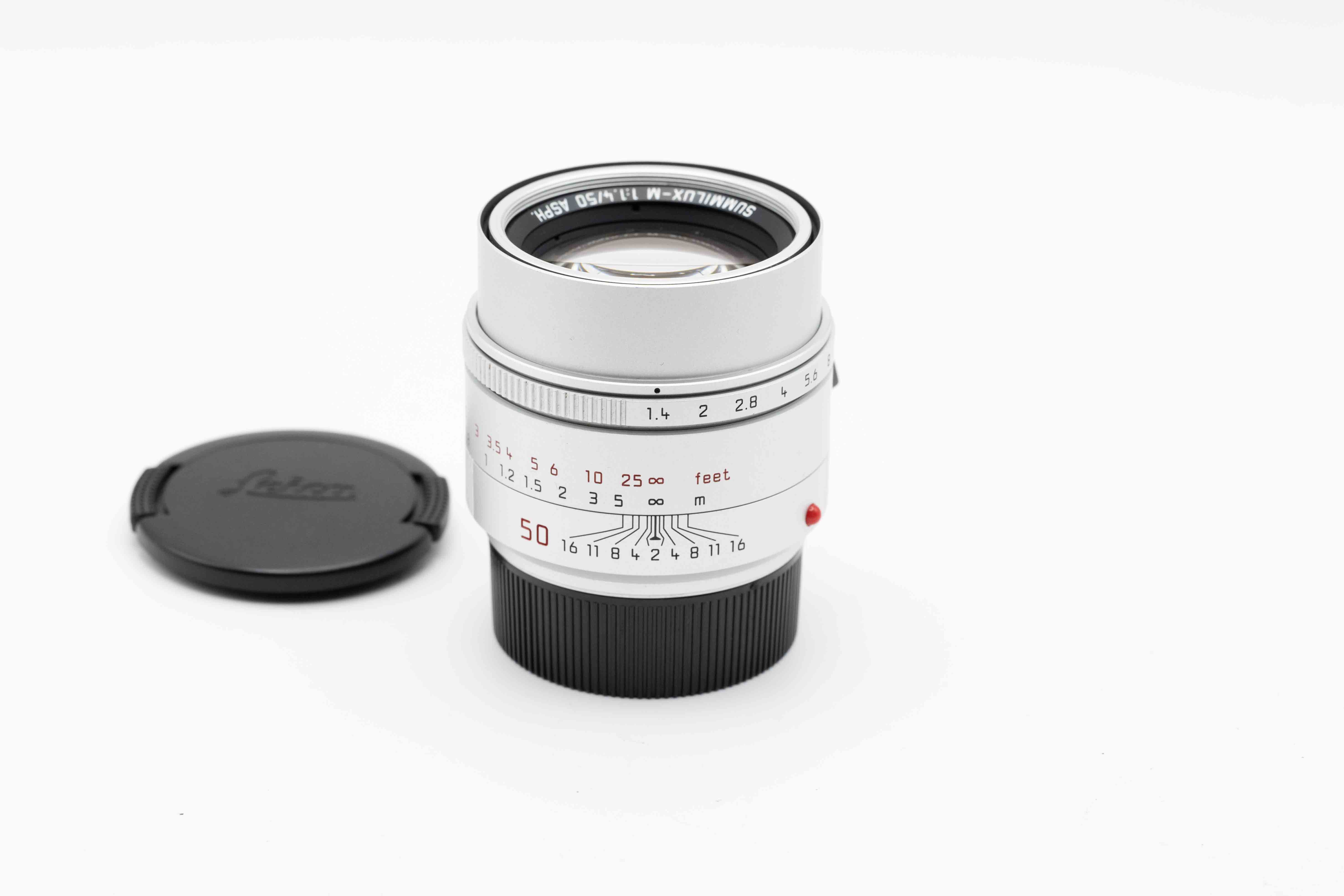SUMMILUX-M 1:1.4/50 ASPH., silbern elox.