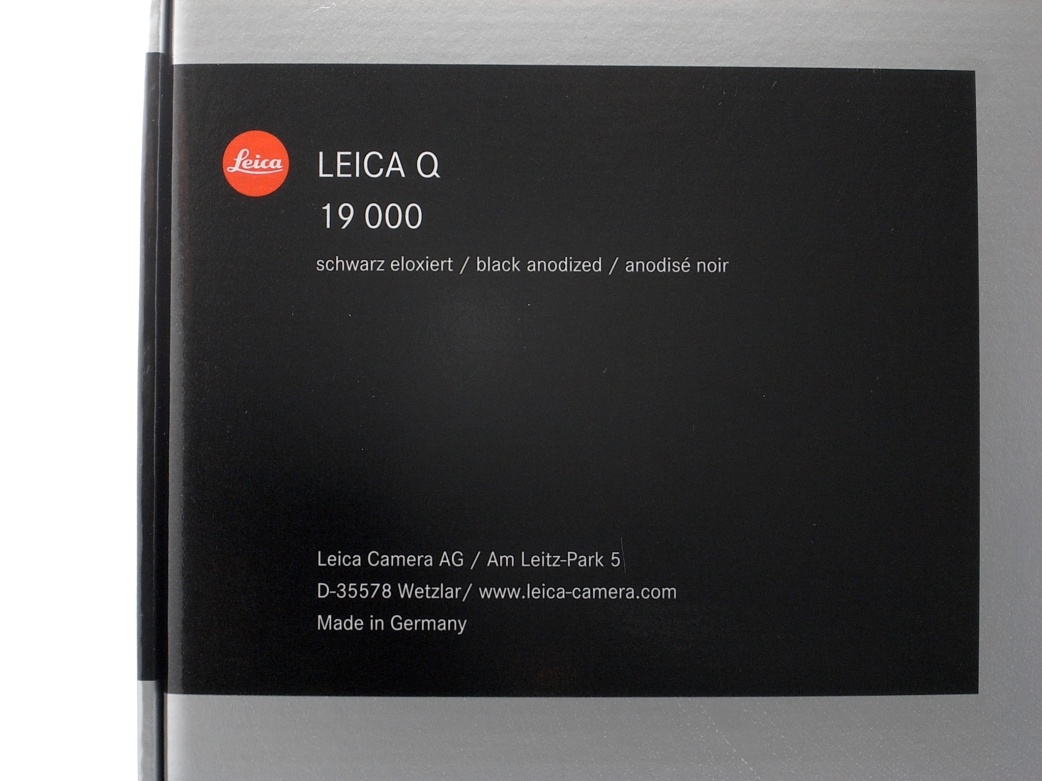 Leica Q (Typ 116) black