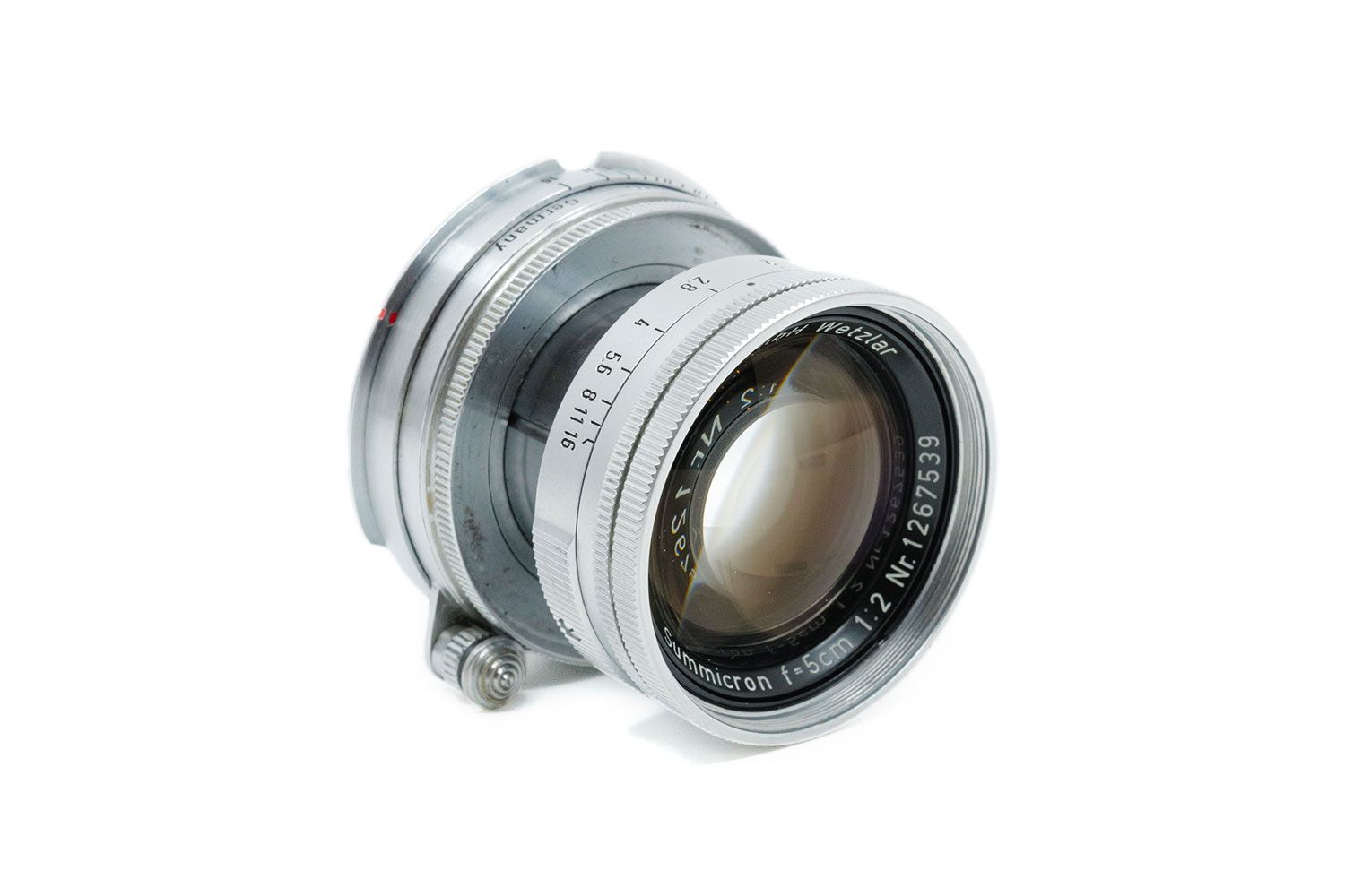 Leica SUMMICROM 2/50mm M39 (With Leitz M-Adapter)