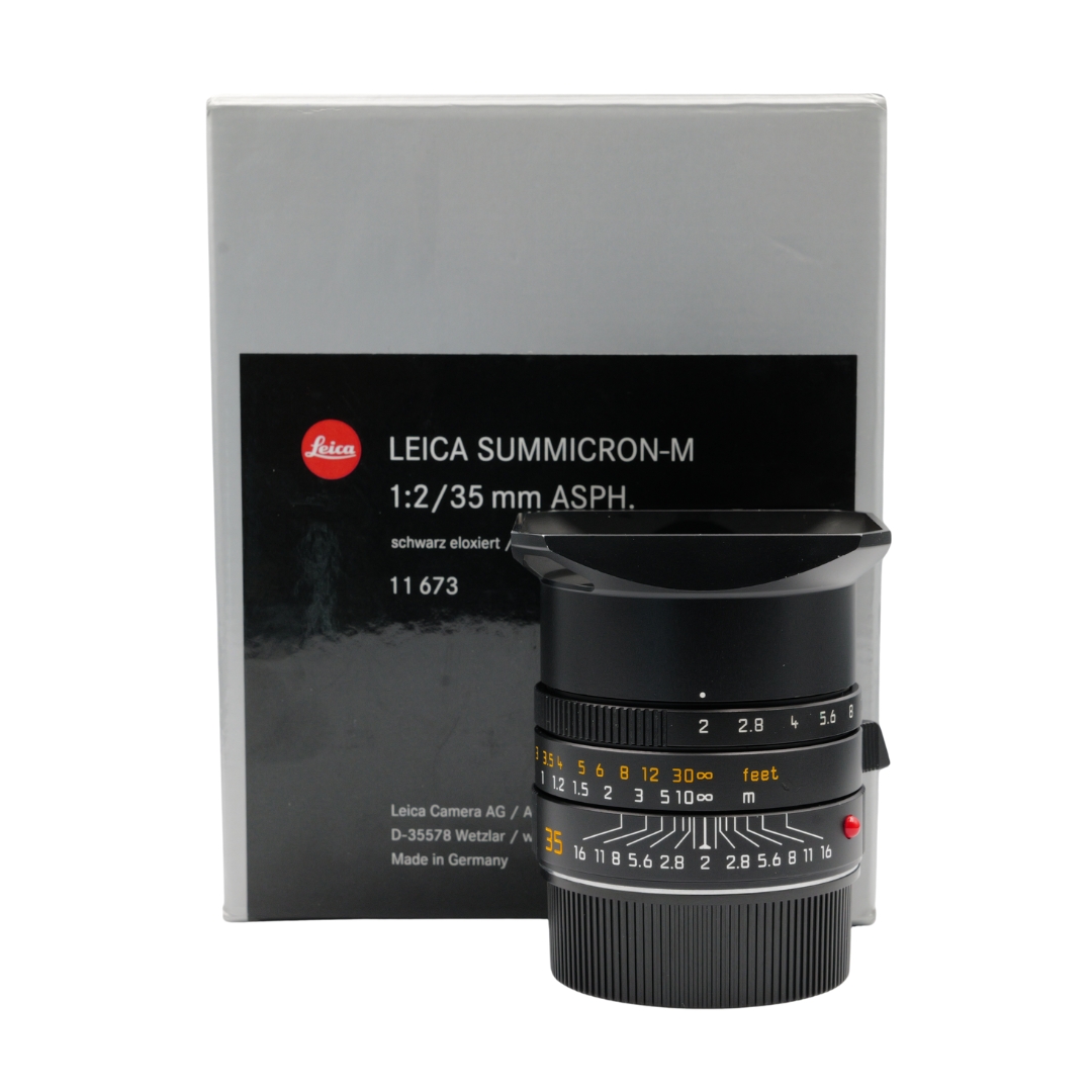LEICA SUMMICRON-M 35mm f/2 ASPH.,black anodized finish