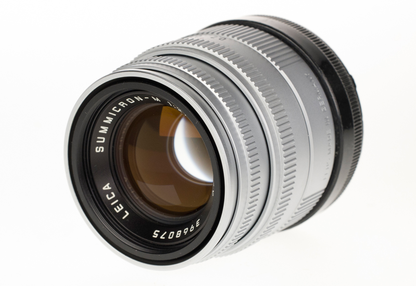 Leica Summicron-M 1:2/50mm, silver chrome 11816