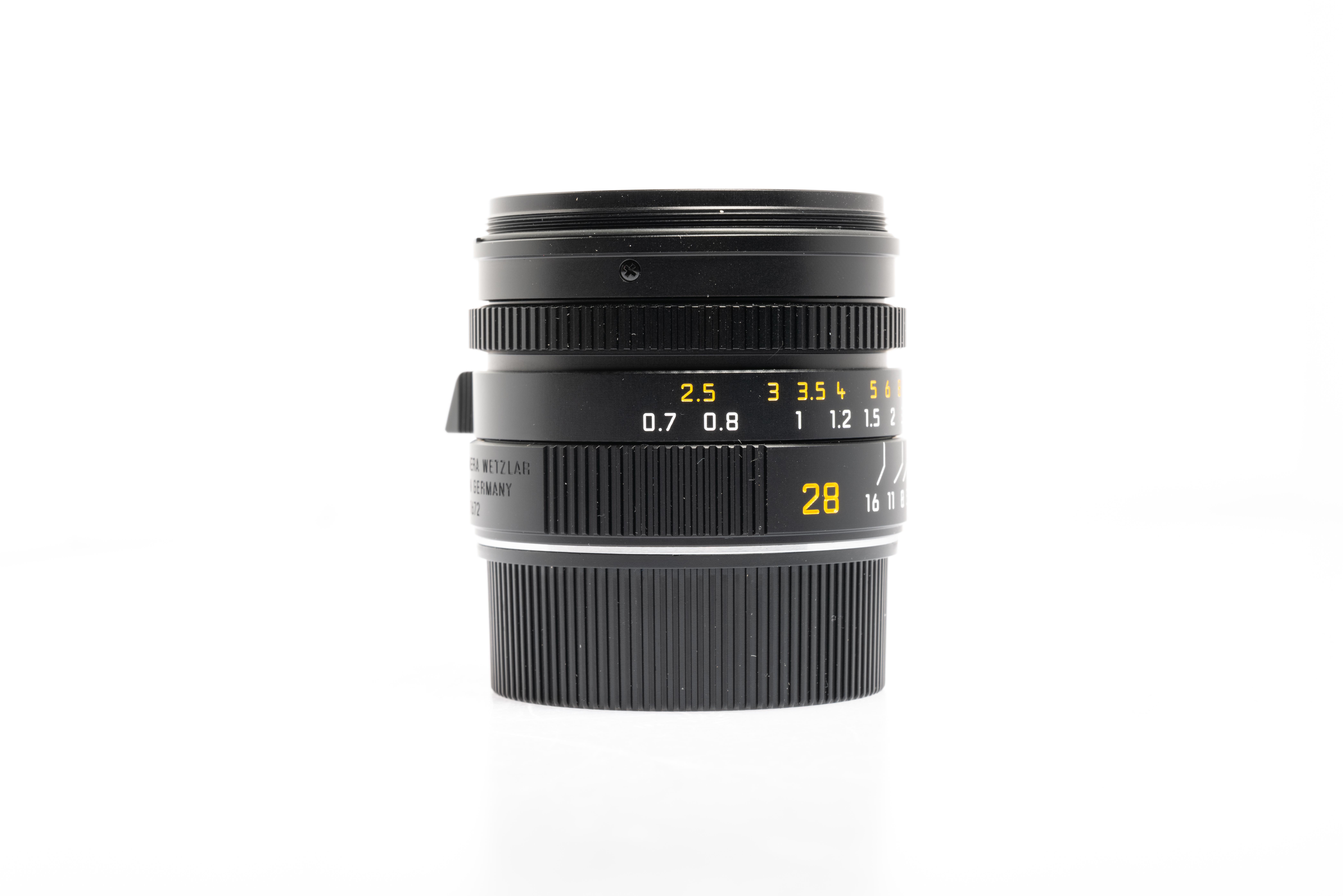 LEICA SUMMICRON-M 2/28mm ASPH.,black elox.