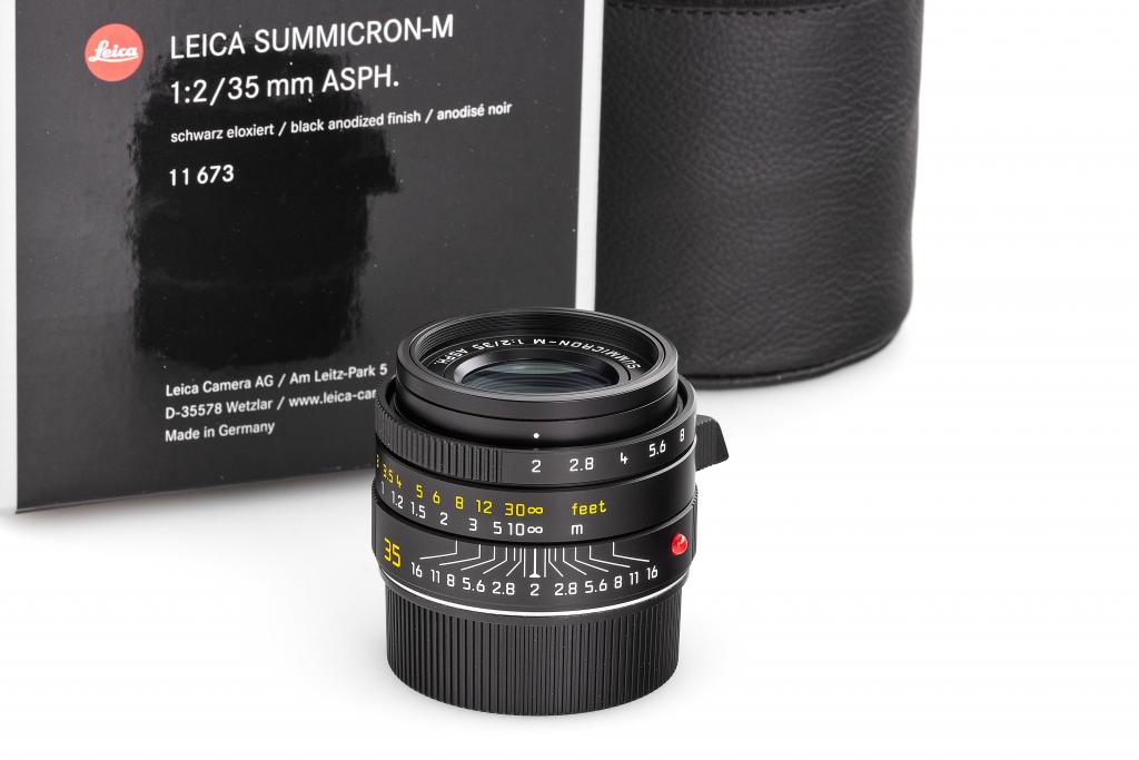 Leica Summicron-M 11673 2/35mm Asph. black 6-bit - like new with full guarantee