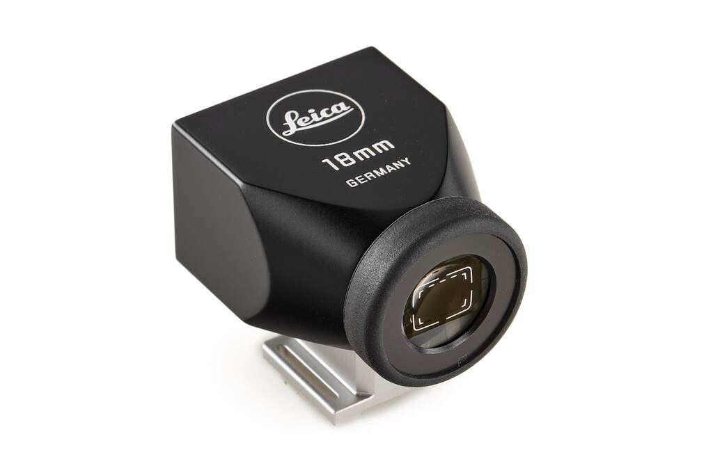 Leica 18mm 12022 BL Finder black paint - two years of guarantee