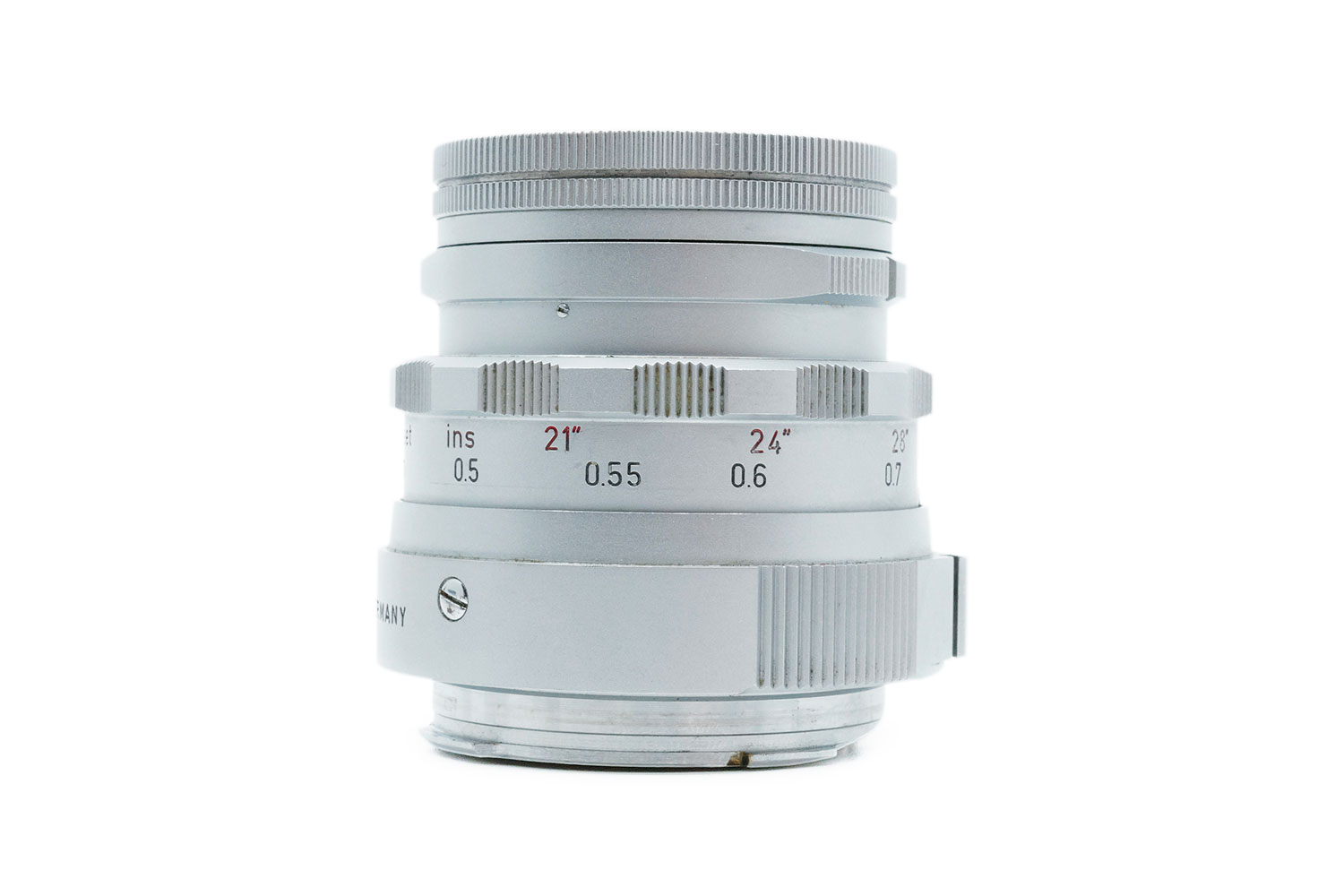 Leica SUMMICRON-M 2/50mm Chrome Rigid Dual Range + and googles