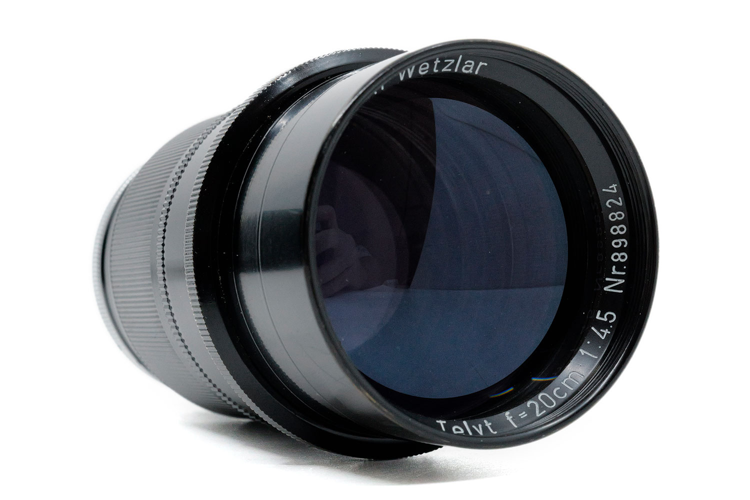 Leica TELYT-VISOFLEX 4.5/200mm black paint, screw-mount