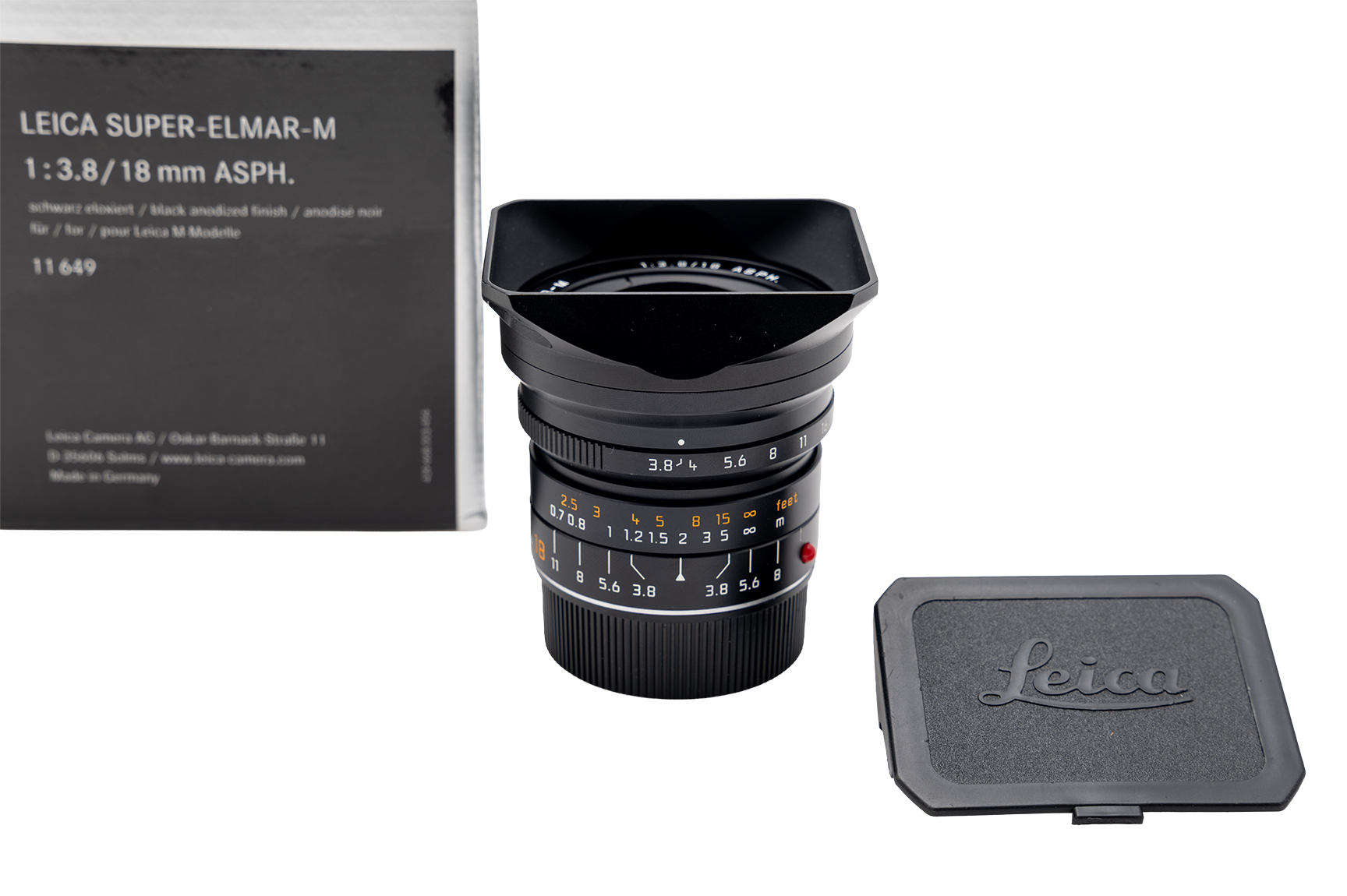 Leica SUPER-ELMAR-M 3.8/18 ASPH., black - 11649
