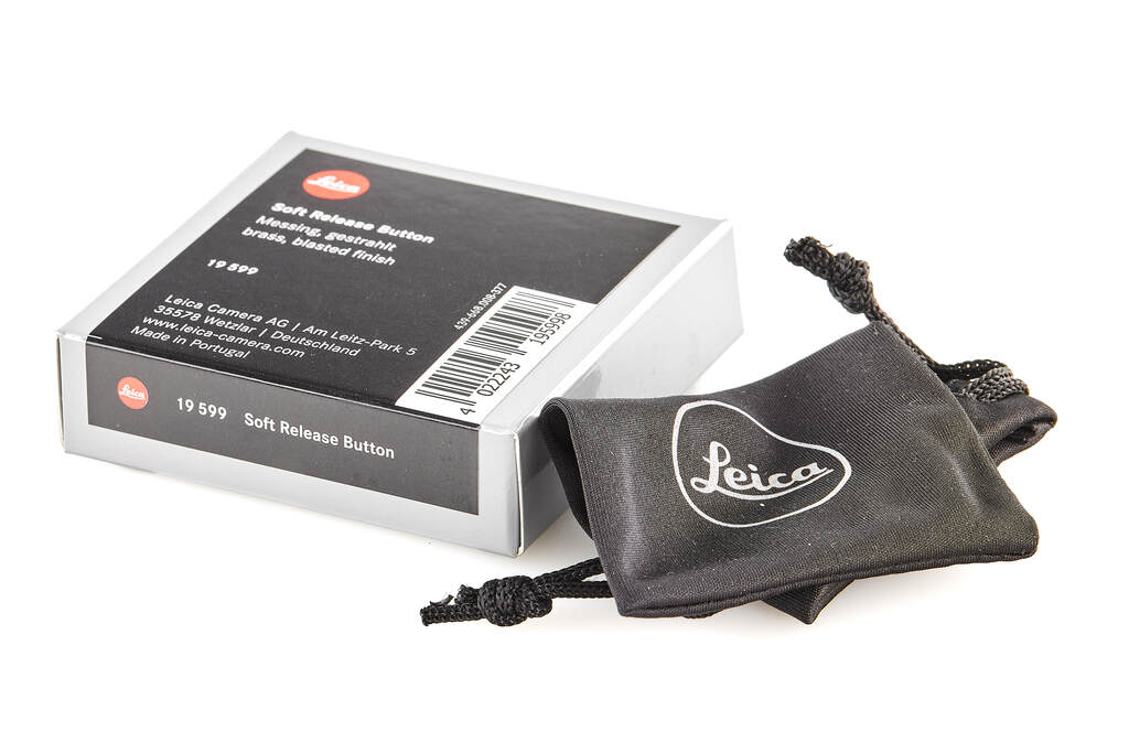 Leica Soft Release Button brass, blasted finish 19599 - like new with 2 year guarantee