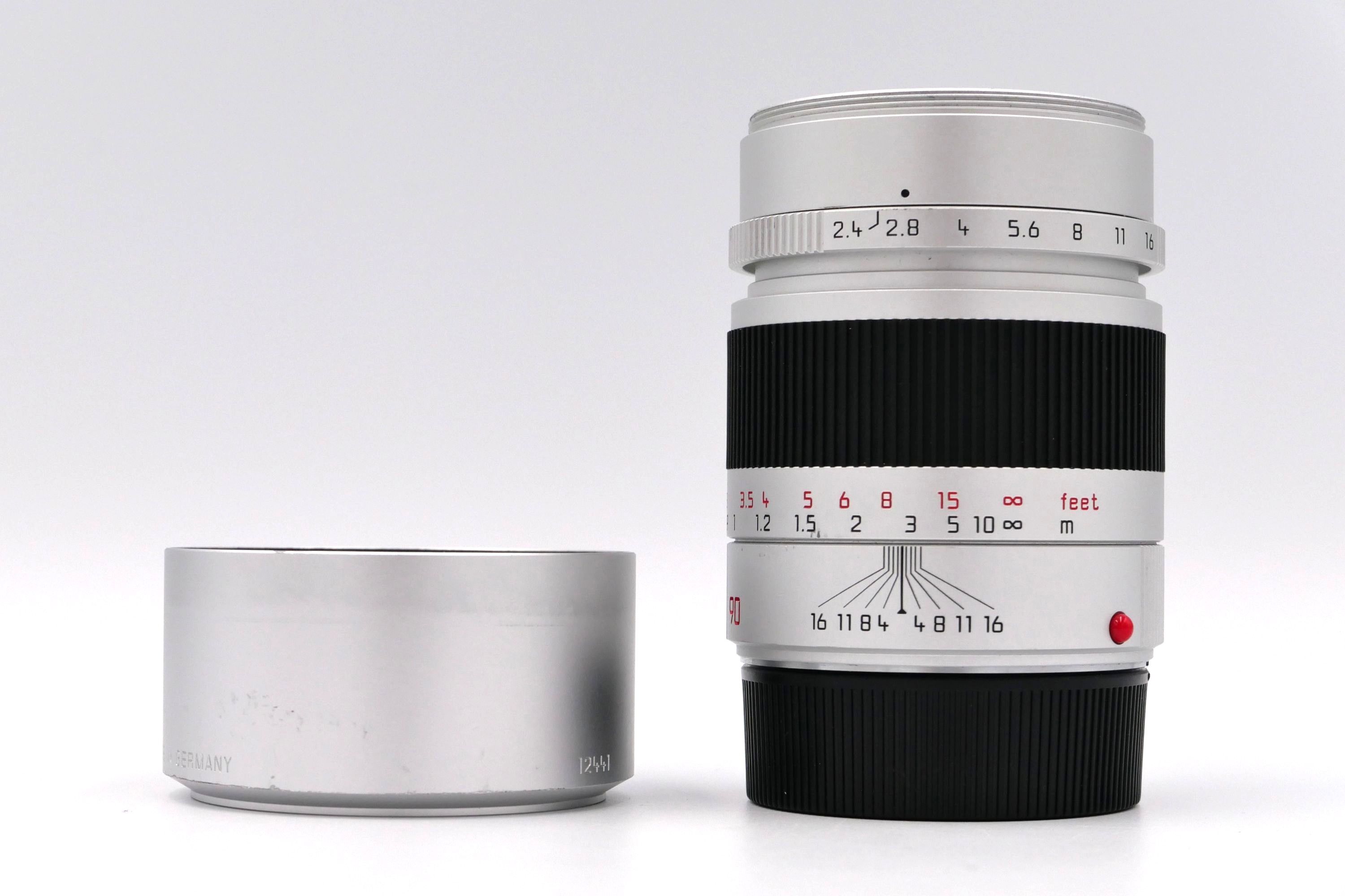 Leica Summarit-M f2.4 90mm, Silver