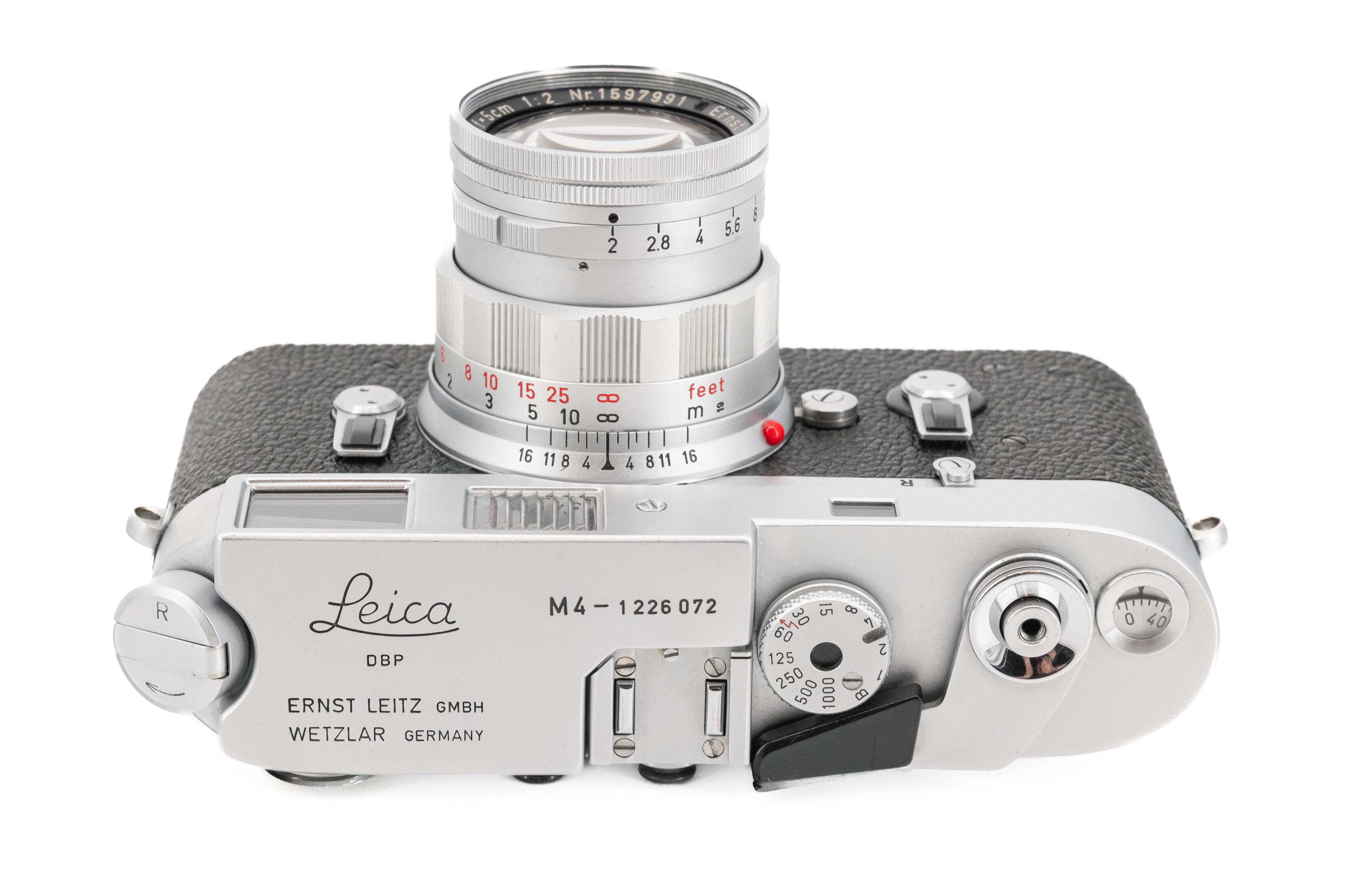 Leica M4 Silver Chrome Outfit 10400