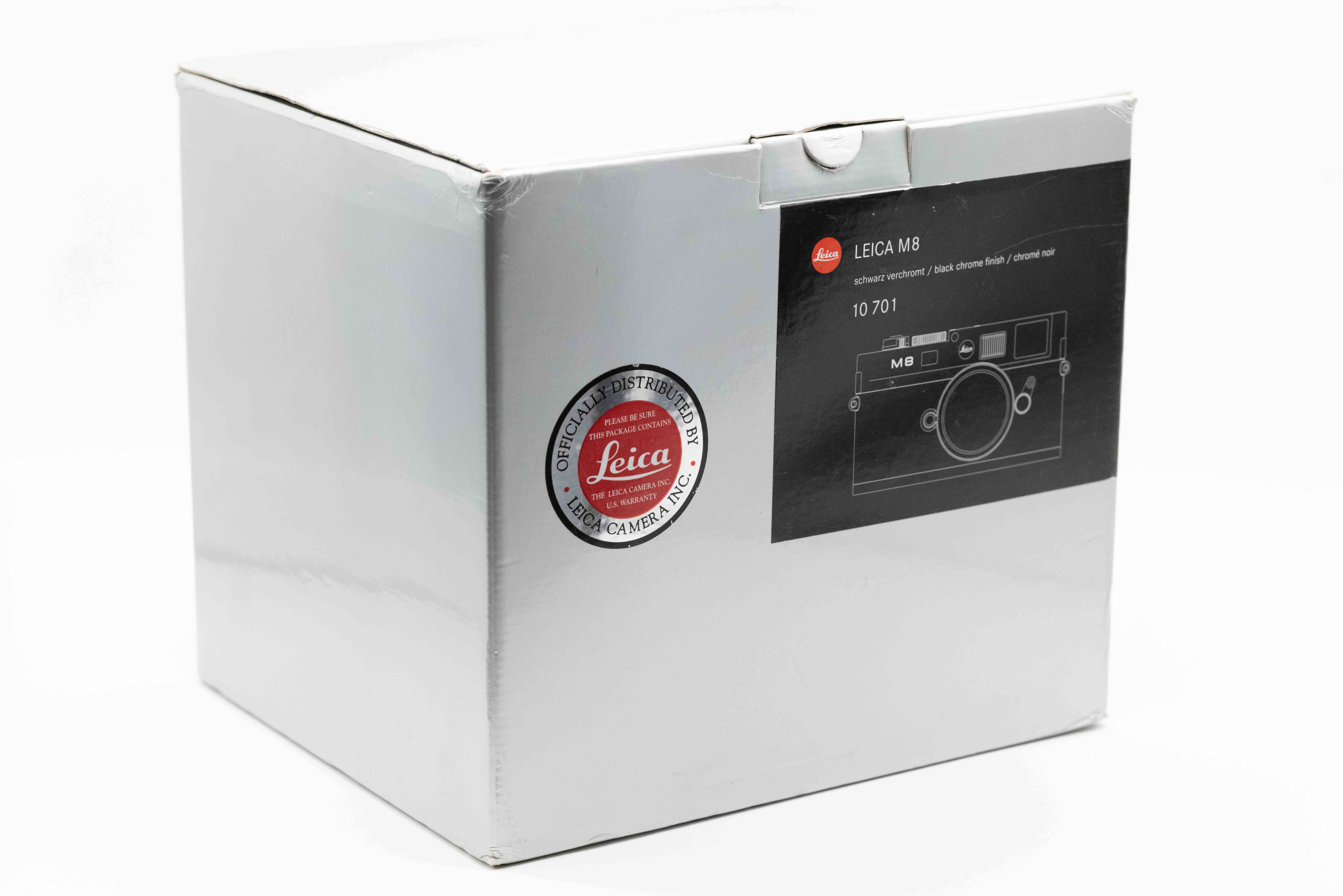 M 8, black chrome finish