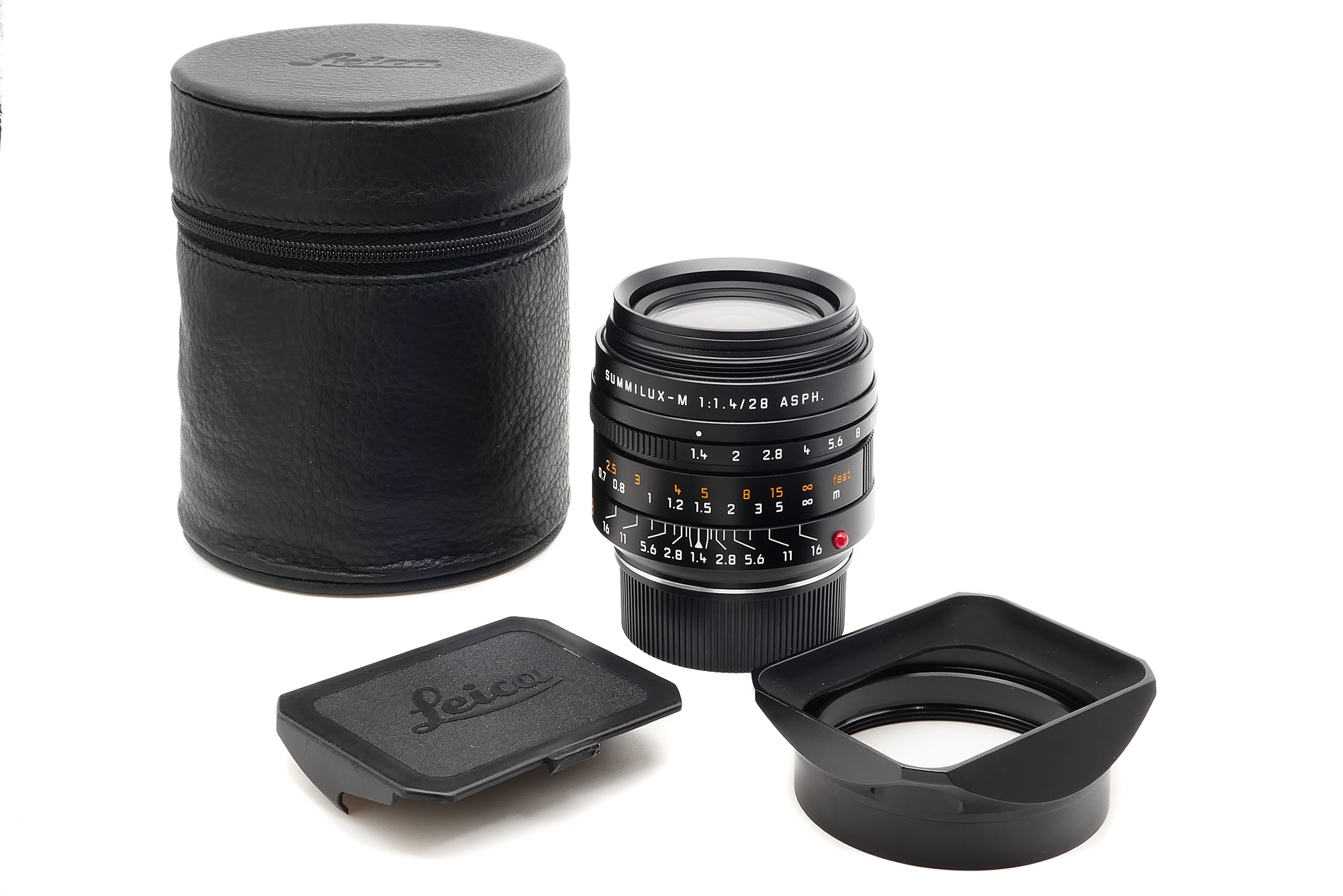 Leica Summilux-M 1,4/28 ASPH. schwarz eloxiert