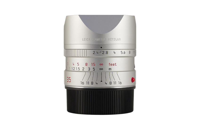 LEICA SUMMARIT-M 1:2.4/35 ASPH., silbern eloxiert 11679