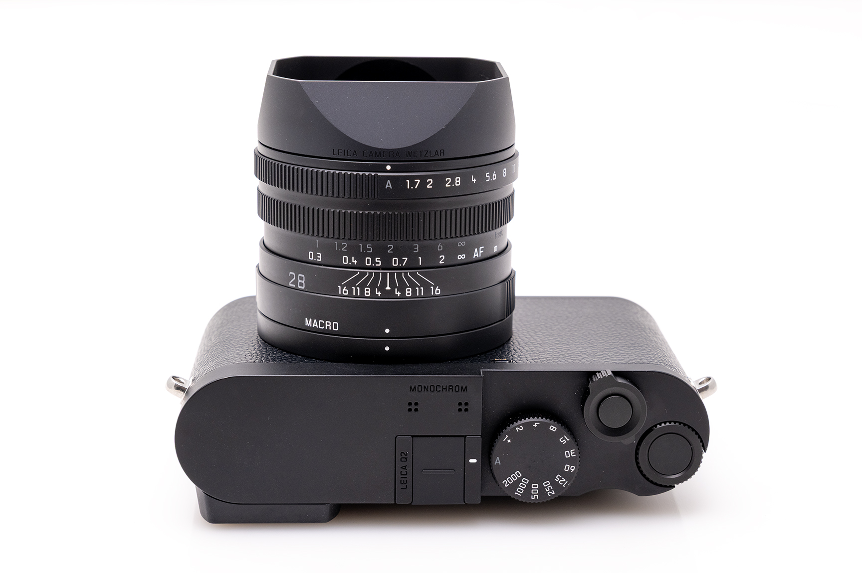 Leica Q2 Monochrom, schwarz, Vers. EU/US/JP - 19055